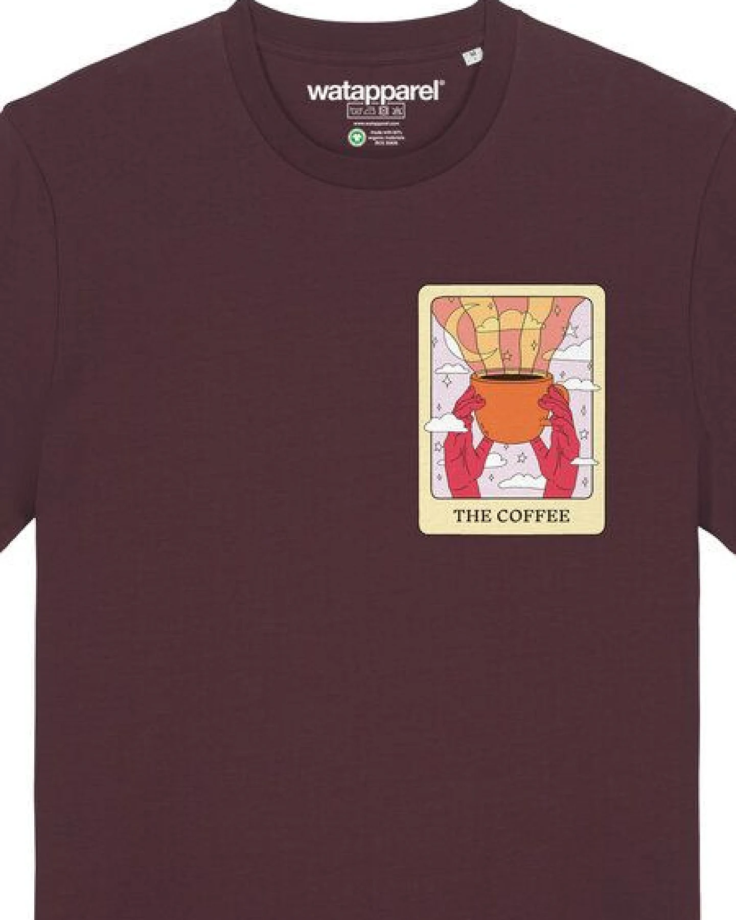 watapparel T-Shirt Unisex Tarot The Coffee – Ansicht 3