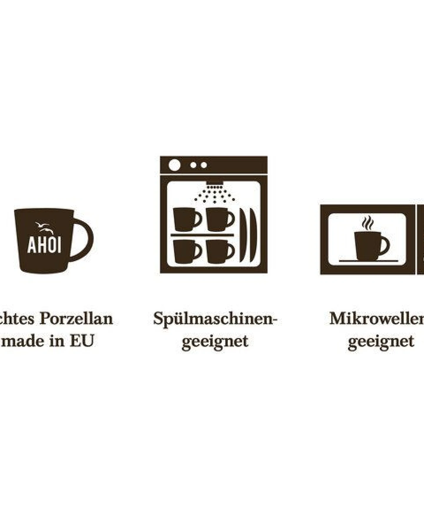 Bow & Hummingbird Großer Porzellanbecher Nordisch by Heart – Ansicht 3