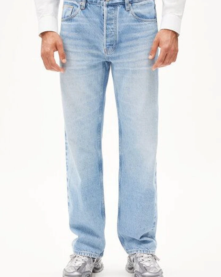 ARMEDANGELS AARY Herren Straight Jeans Bio-Baumwoll Mix Comfort Stretch