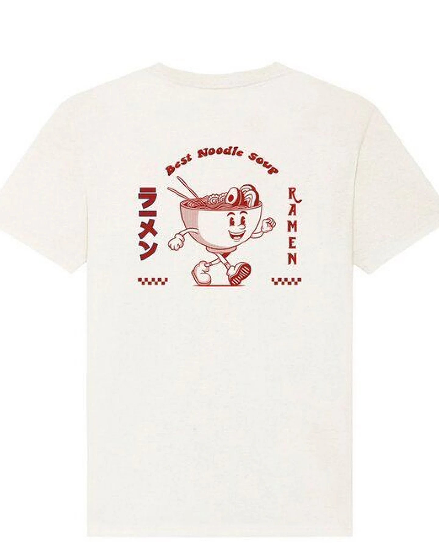 Kultgut Artdesign - Shirt aus recycelter Biobaumwolle /Ramen – Ansicht 3