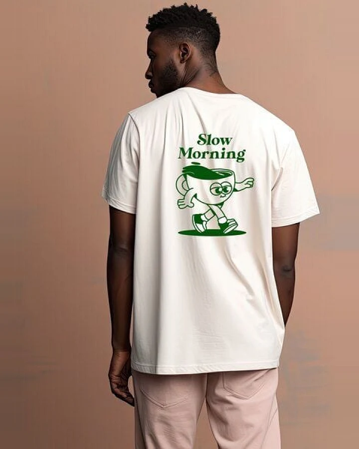Kultgut NEW Upcycling Generation- Artdesign - Bioshirt / Slow Morning