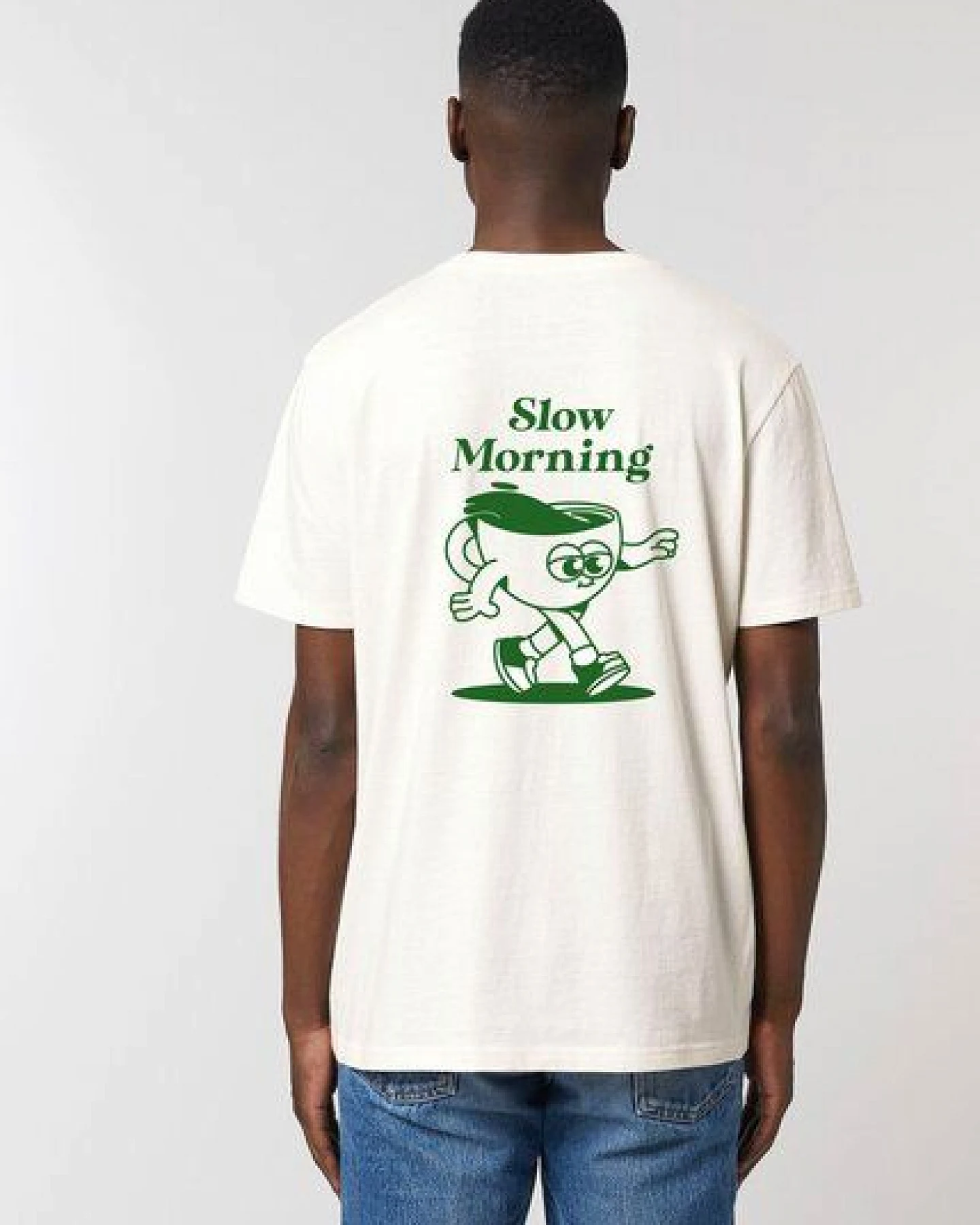 Kultgut NEW Upcycling Generation- Artdesign - Bioshirt / Slow Morning – Ansicht 3