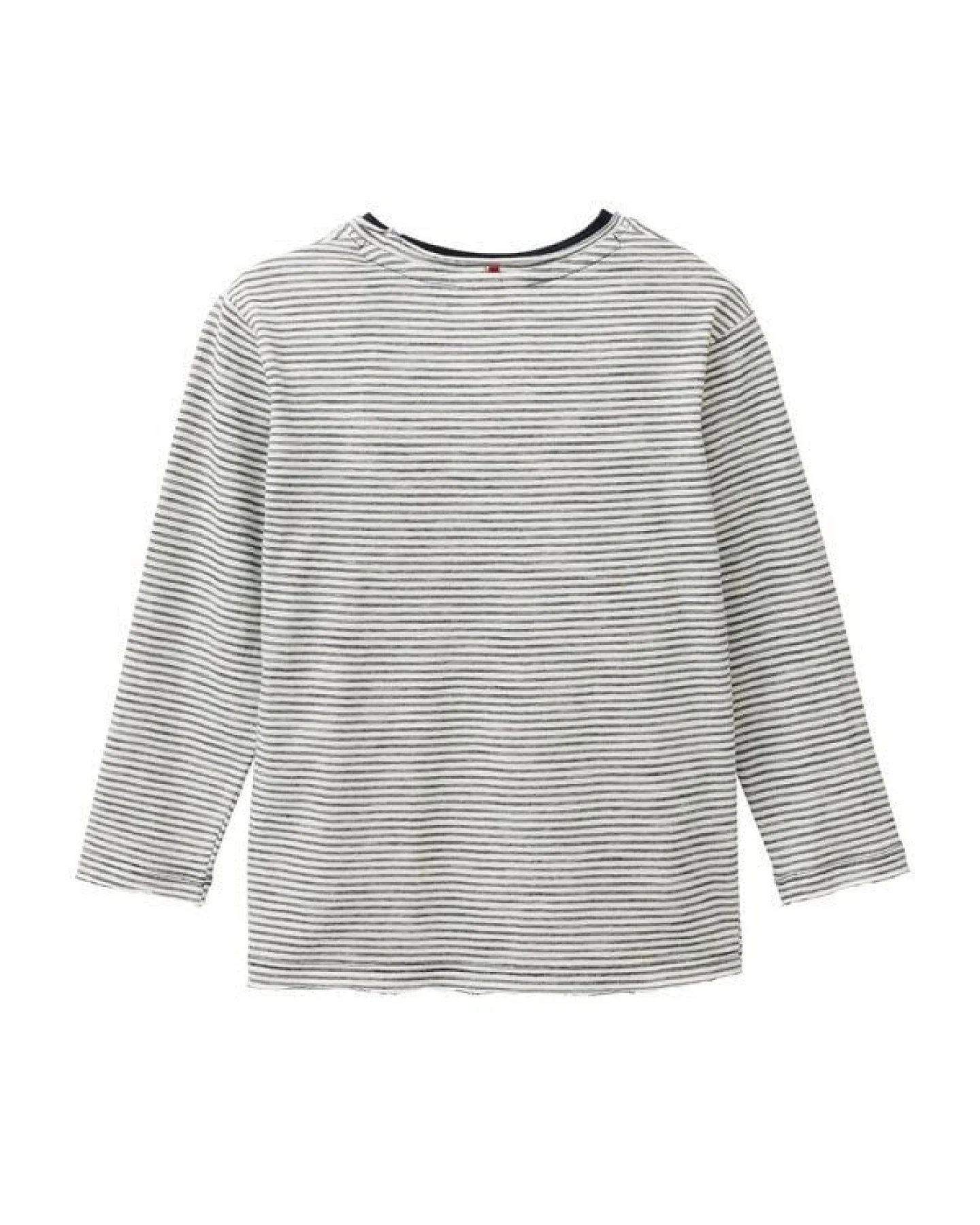 People Wear Organic Langarm Shirt, natur geringelt, "Van", Bio-Baumwolle – Ansicht 3