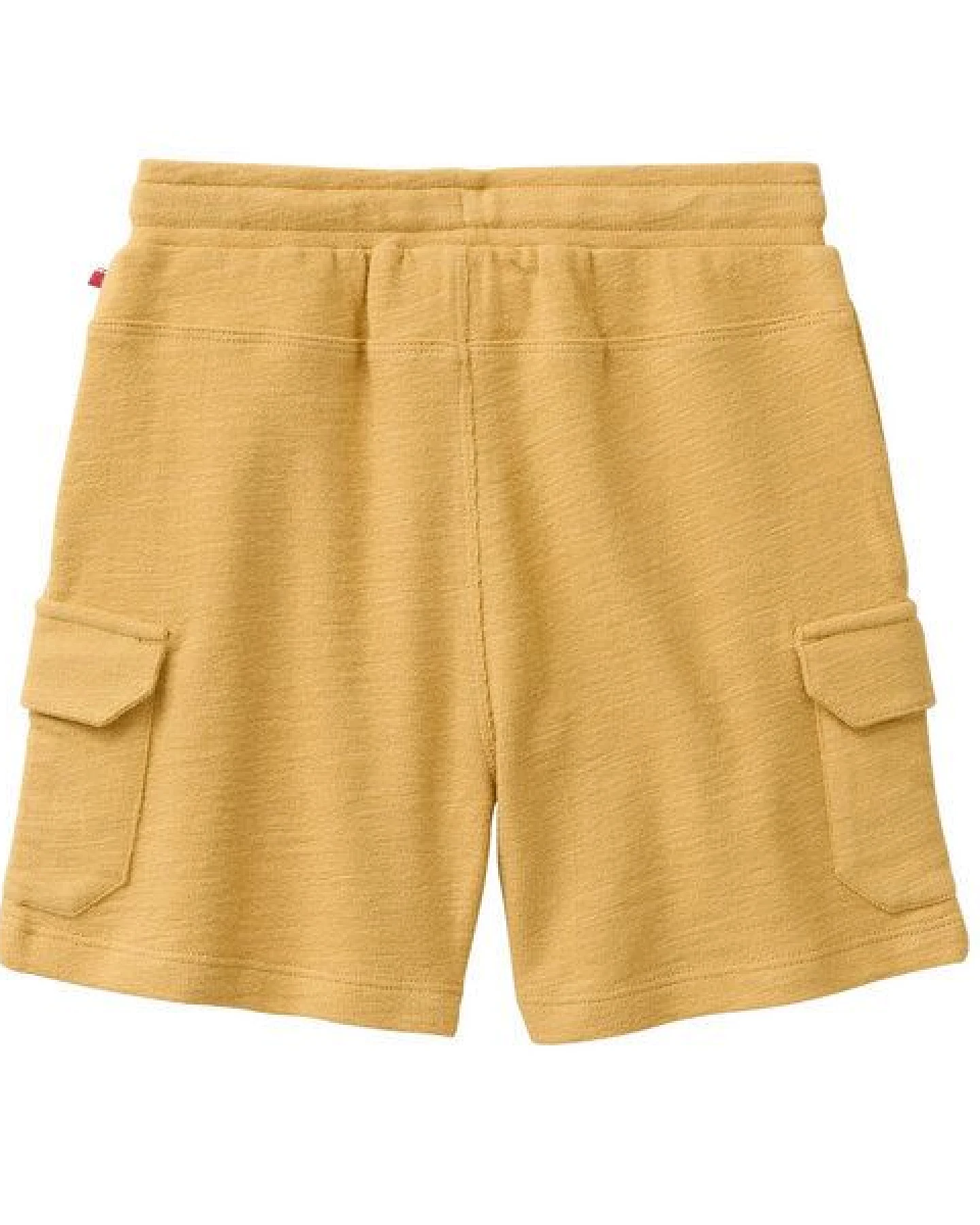 People Wear Organic Sweat Bermuda, gelb uni, Bio-Baumwolle – Ansicht 2