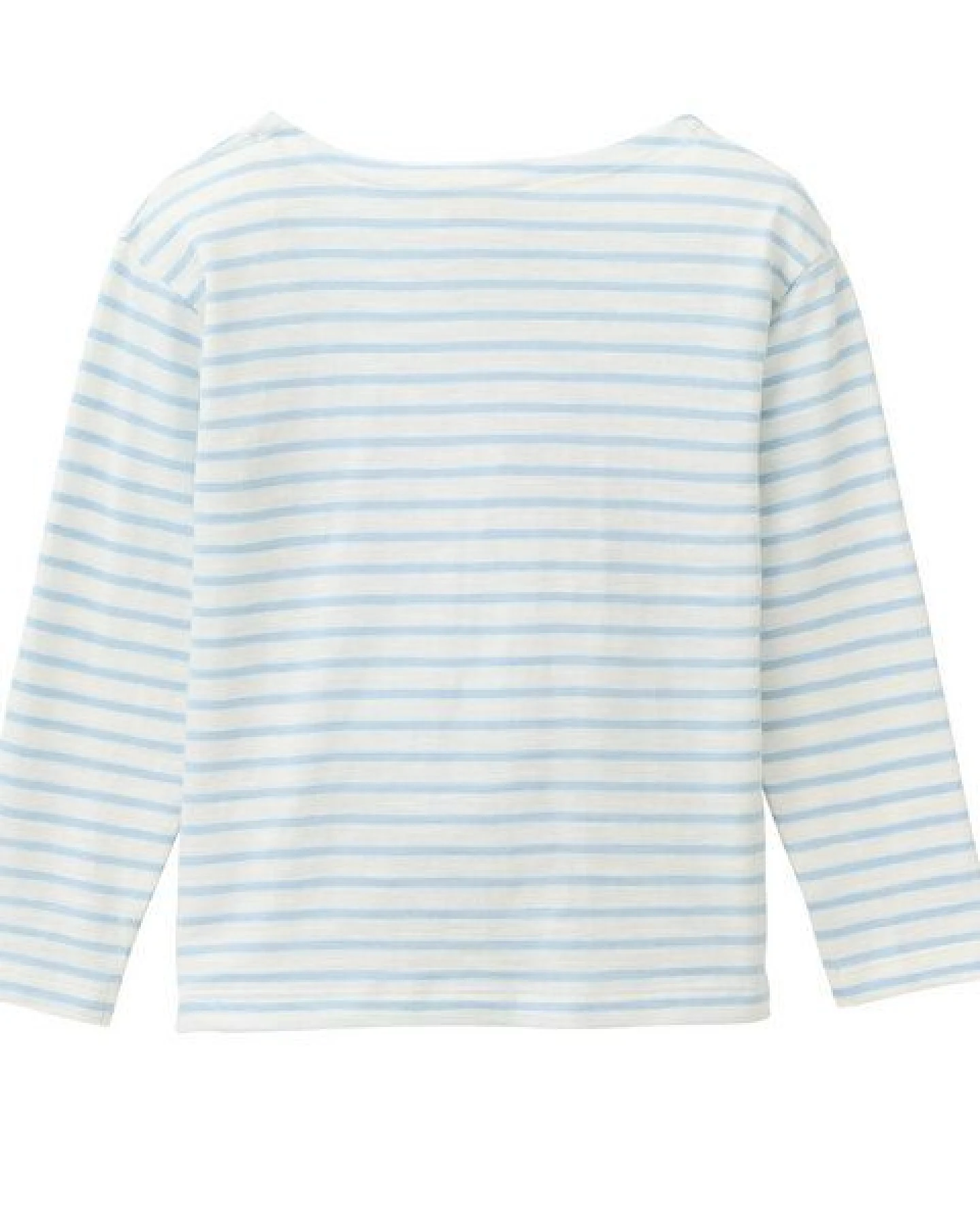People Wear Organic "Langarmshirt, blau geringelt, ""Regenbogen"", Bio-Baumwolle" – Ansicht 3