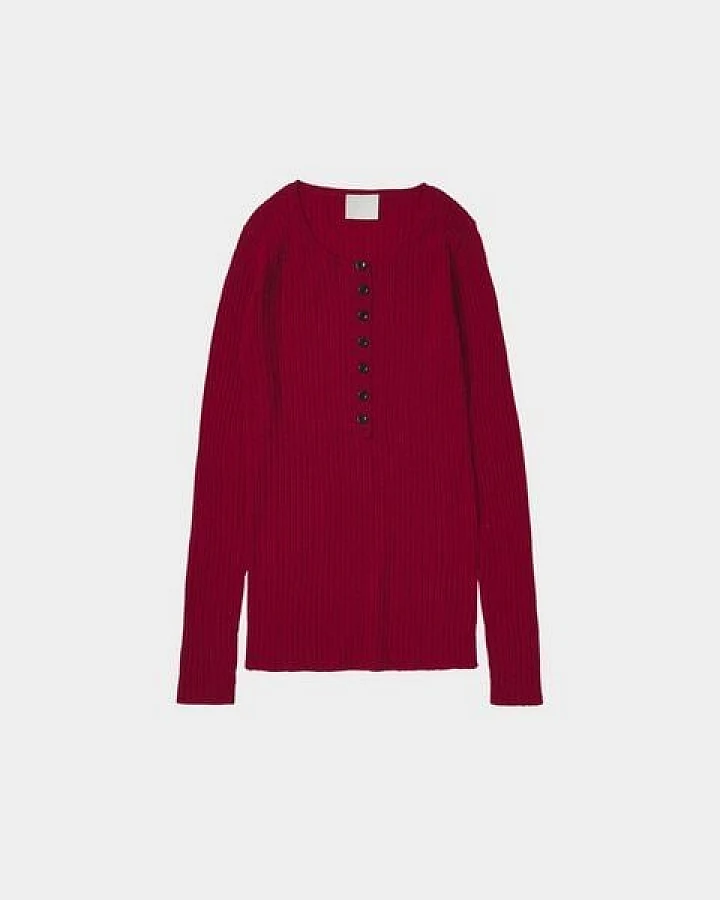 FUB - Bluse Rib Button