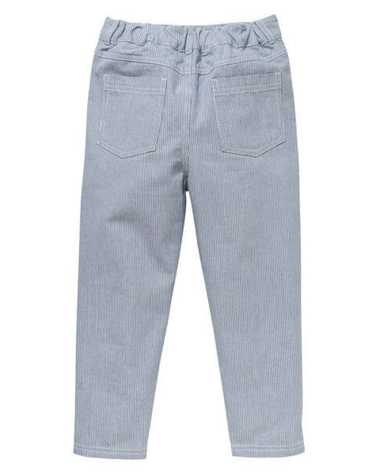 People Wear Organic Hose, blau gestreift, Bio-Baumwolle – Ansicht 3