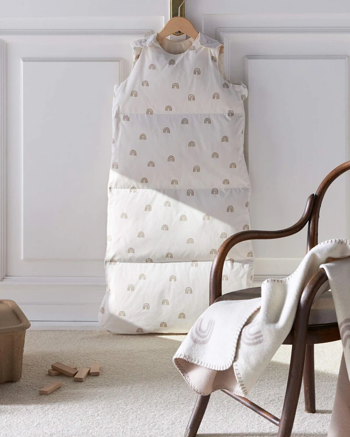 hessnatur Baby Daunen Babyschlafsack mit fairer Daune - natur - Größe 90 cm