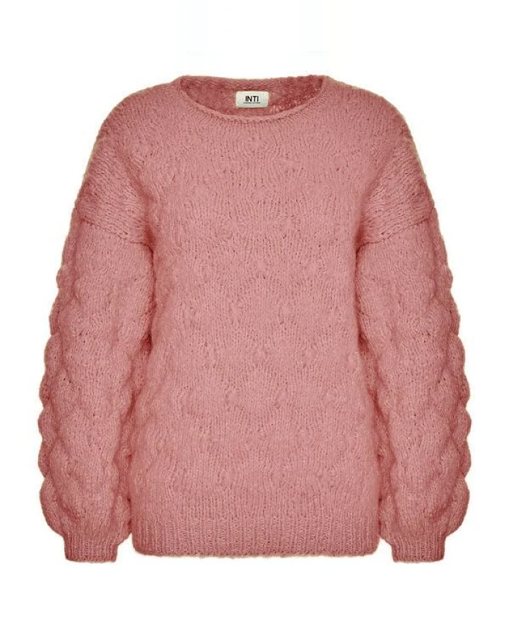 INTI Knitwear Pullover Raisa aus handgestricktem Baby Alpaca