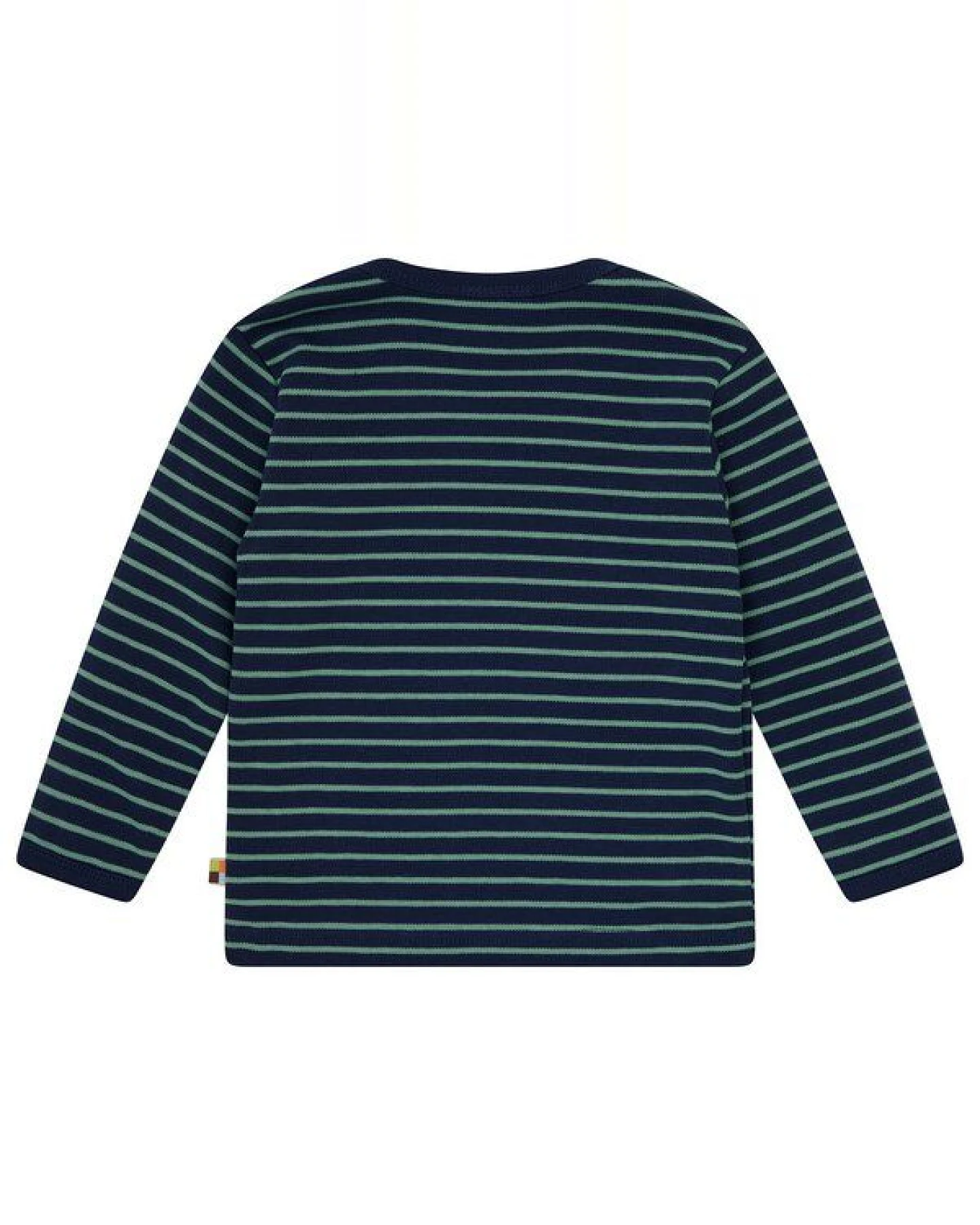 loud + proud Babys & Kinder Shirt Streifen, GOTS-zertifiziert – Ansicht 2