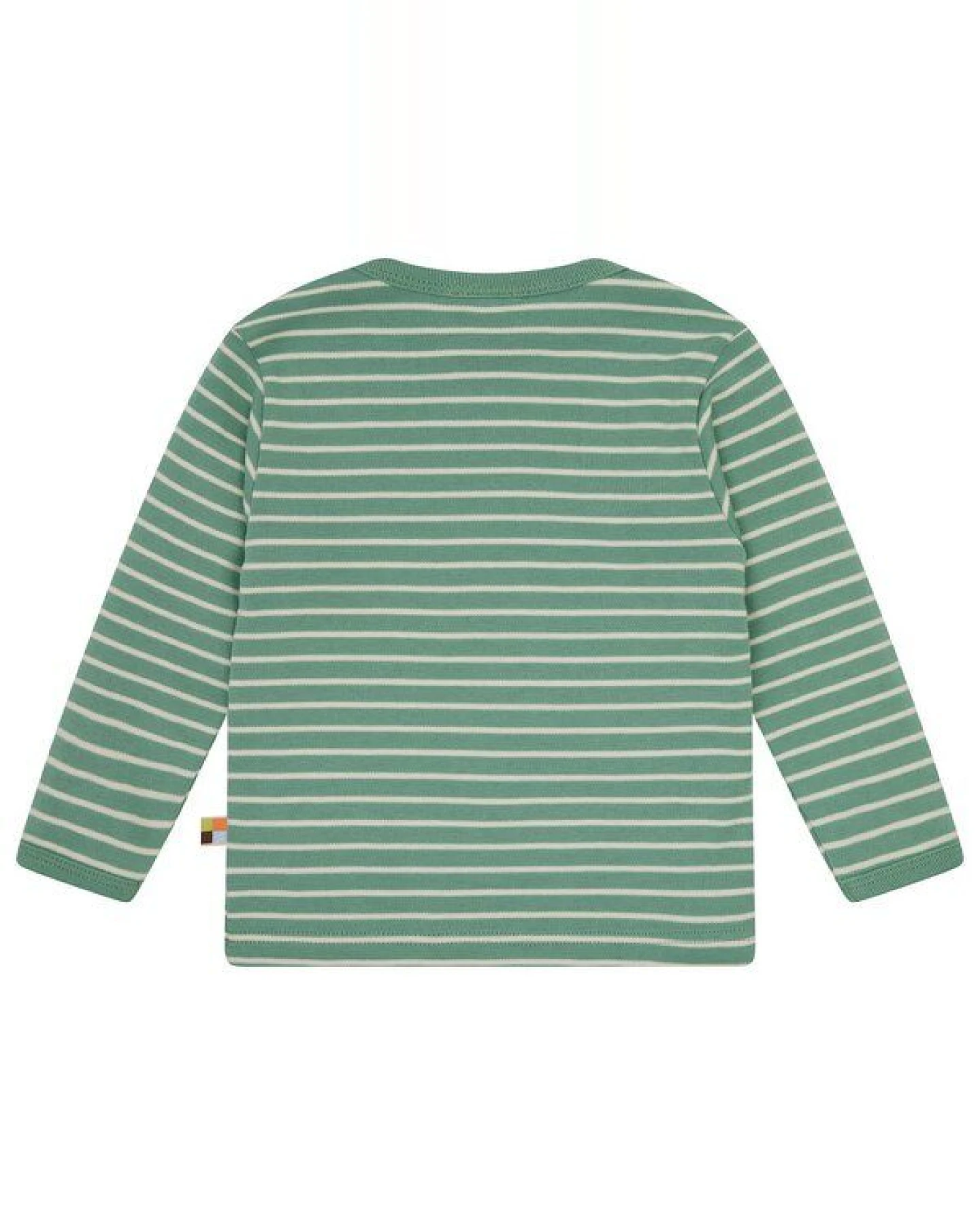 loud + proud Babys & Kinder Shirt Streifen, GOTS-zertifiziert – Ansicht 2