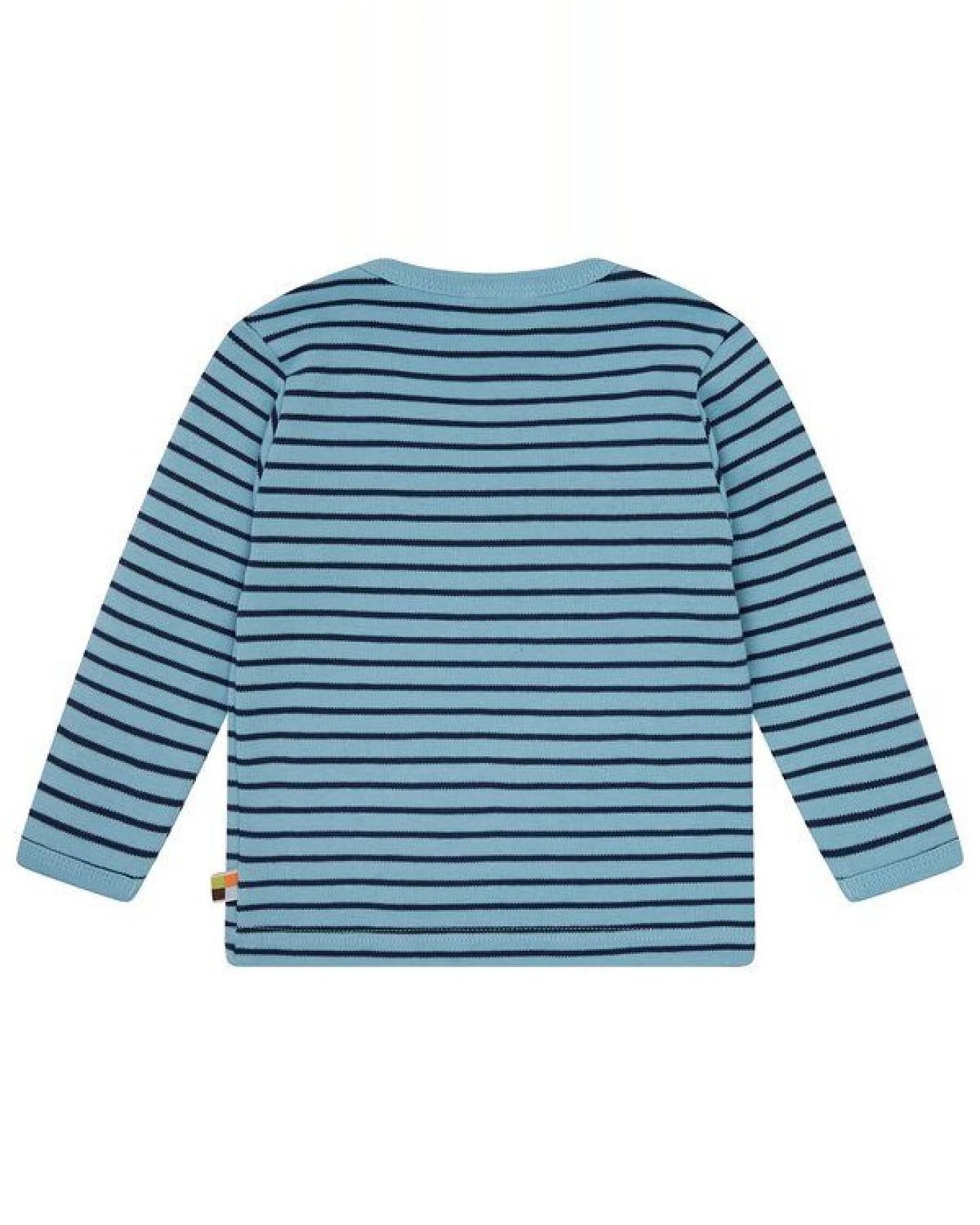loud + proud Babys & Kinder Shirt Streifen, GOTS-zertifiziert – Ansicht 2