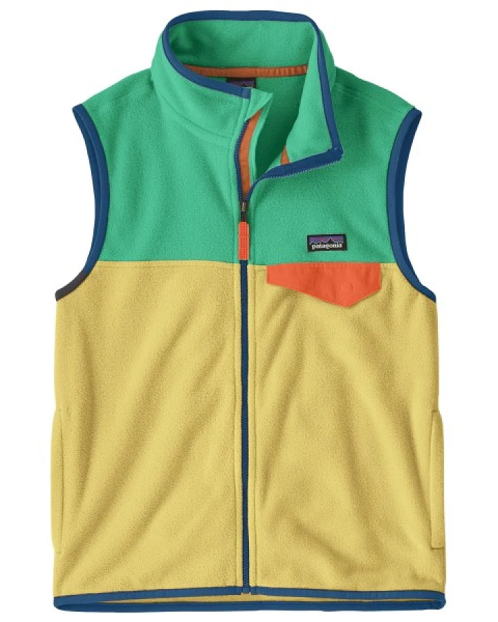 Patagonia - Kid's Micro D Snap-T Vest - Fleeceweste Gr L beige