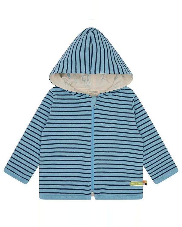 loud + proud Babys & Kinder Wendejacke mit Kapuze, GOTS-zertifiziert