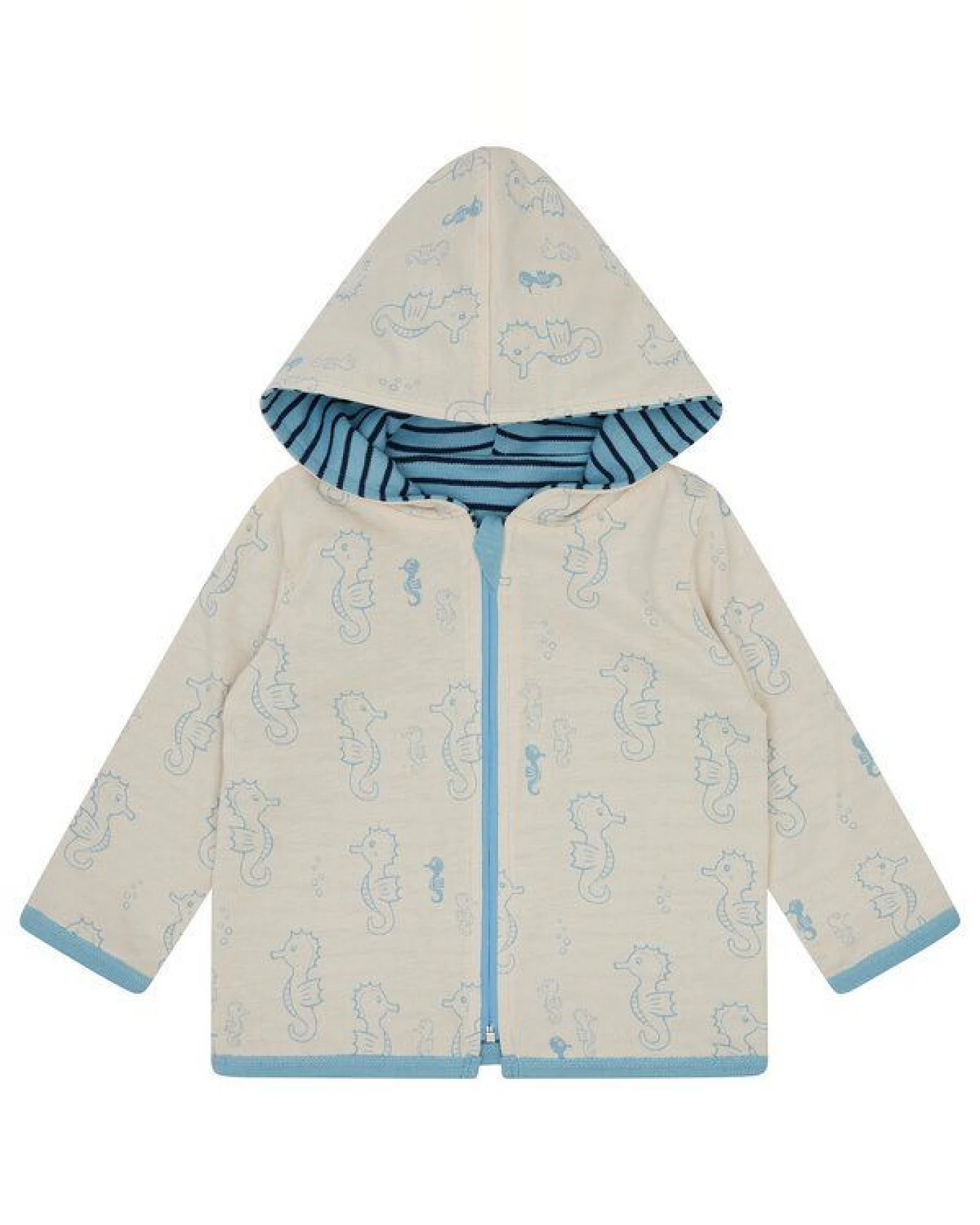 loud + proud Babys & Kinder Wendejacke mit Kapuze, GOTS-zertifiziert – Ansicht 2