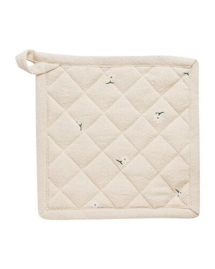 TRANQUILLO Topfhalter TRADITIONAL aus Biobaumwolle, GOTS-zertifiziert, 20 x 20 cm (TEX163)