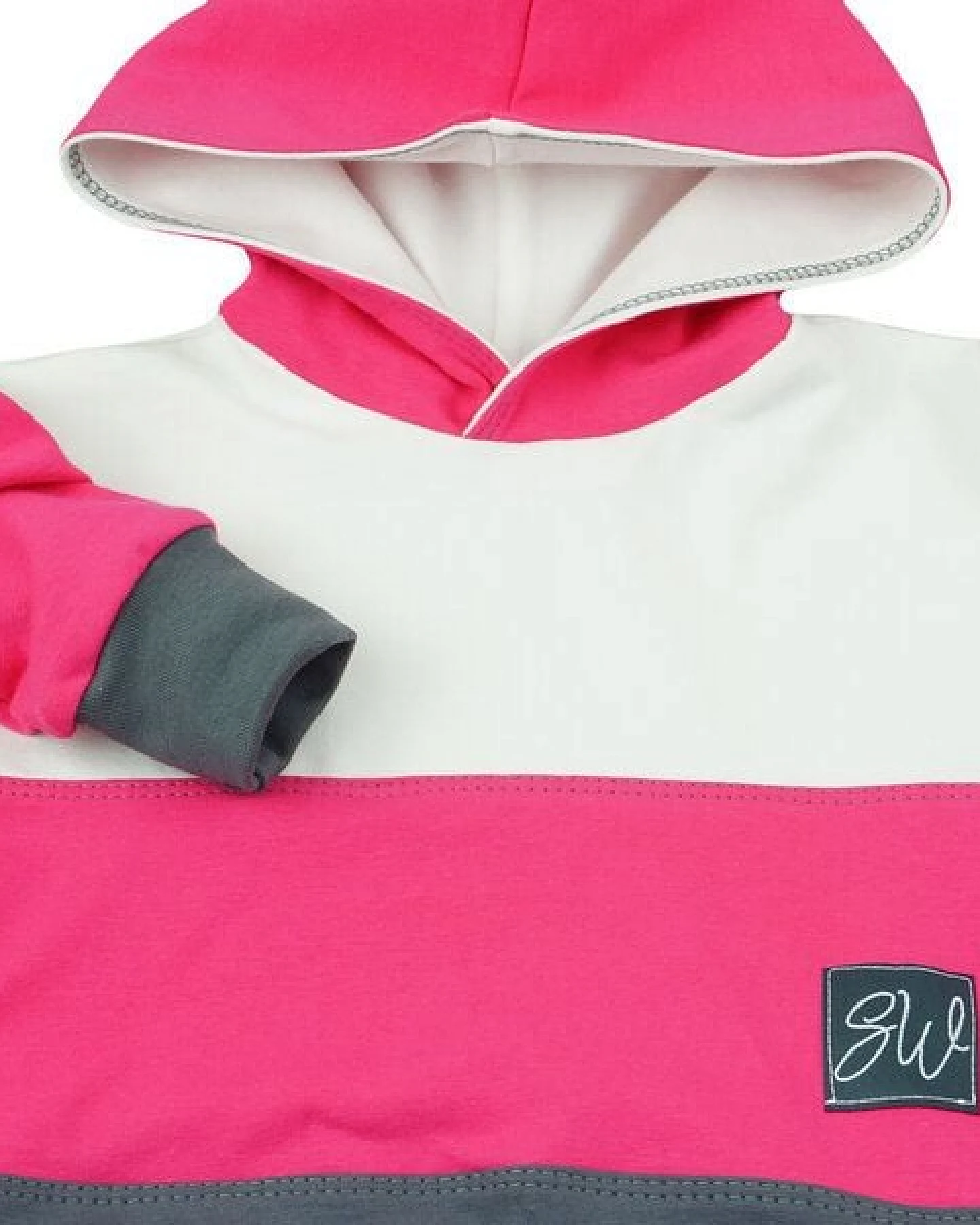 Sternchenwolke BIO Hoodie "Pink" – Ansicht 3