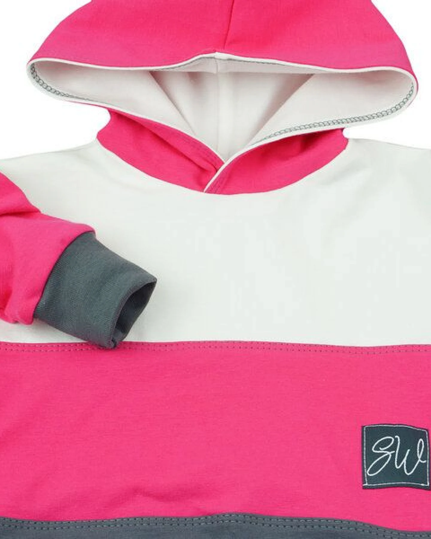 Sternchenwolke BIO Hoodie "Pink" – Ansicht 3