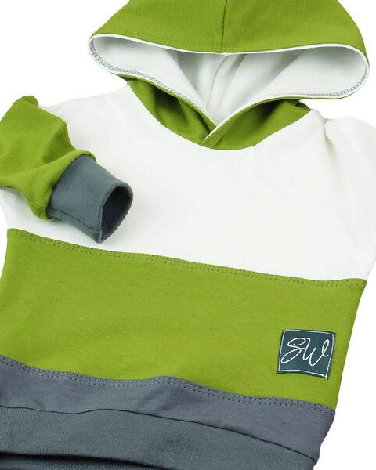 Sternchenwolke BIO Hoodie "Avocado" – Ansicht 3