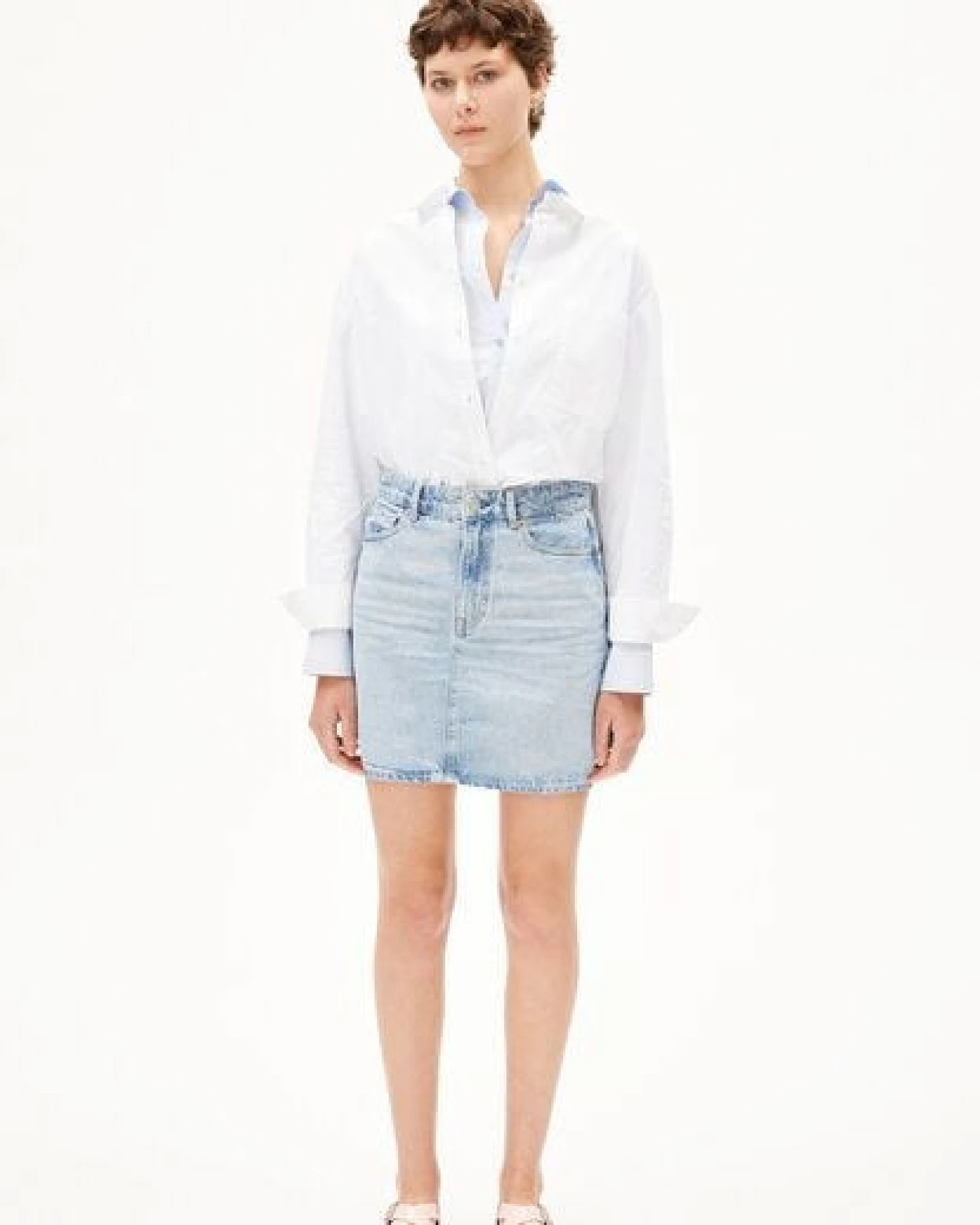 ARMEDANGELS AACUMERI Damen Jeansrock aus recycelter Baumwolle – Ansicht 4