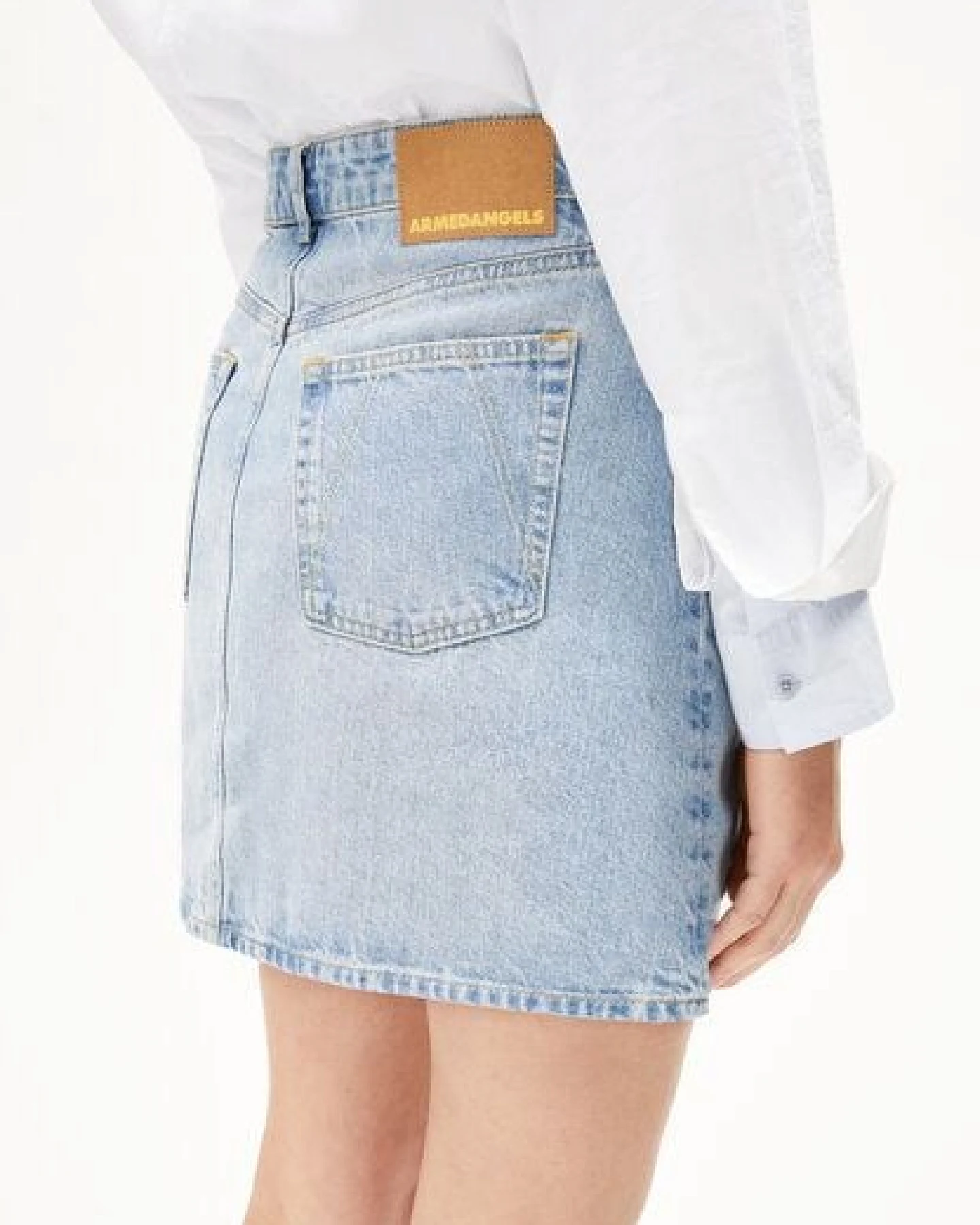 ARMEDANGELS AACUMERI Damen Jeansrock aus recycelter Baumwolle – Ansicht 3