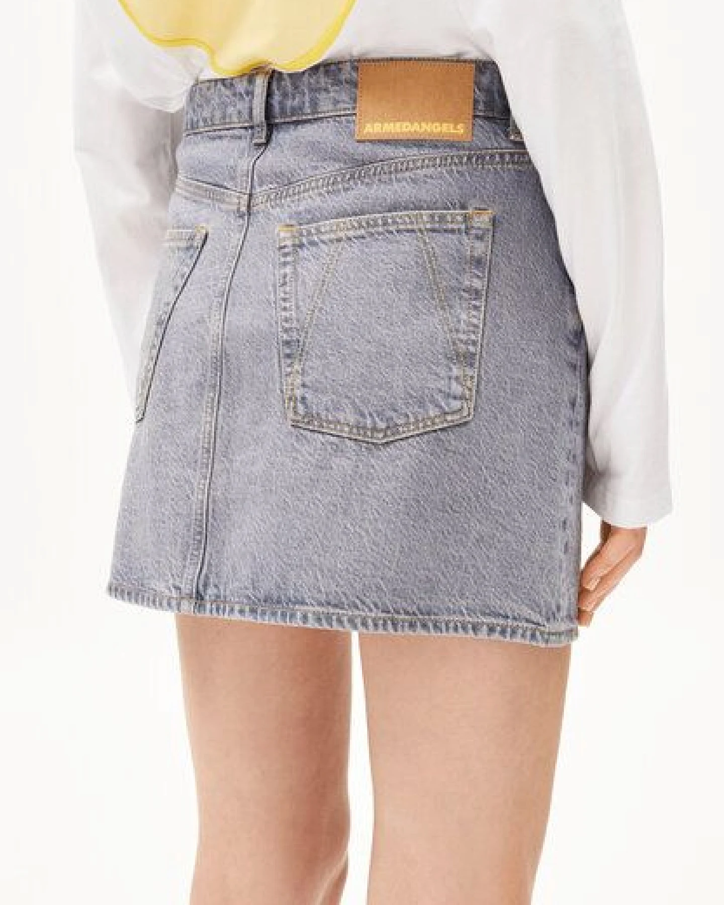 ARMEDANGELS AACUMERI Damen Jeansrock aus Bio-Baumwoll Mix – Ansicht 3