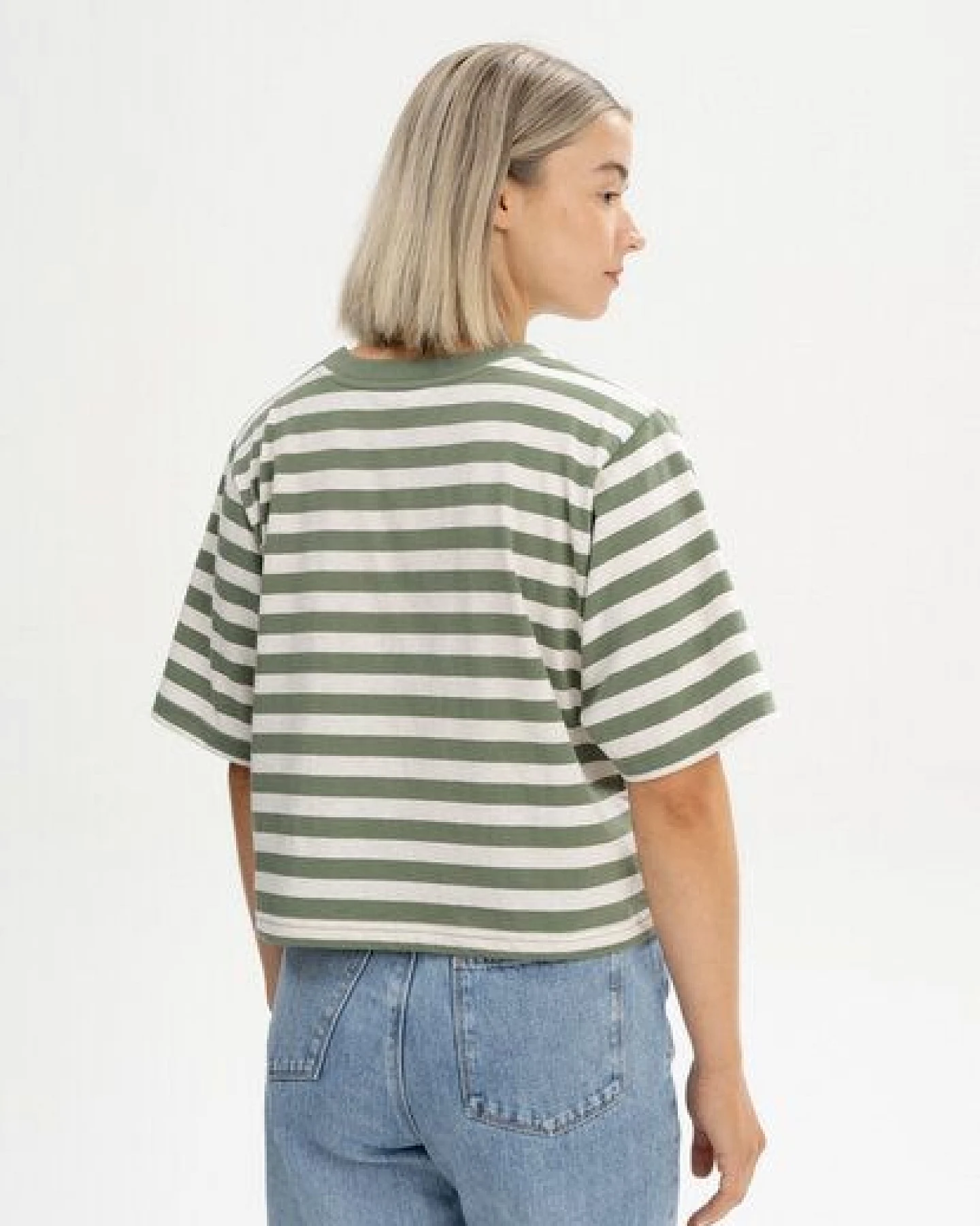 Cropped T-Shirt Style DESNA Stripes – Ansicht 2