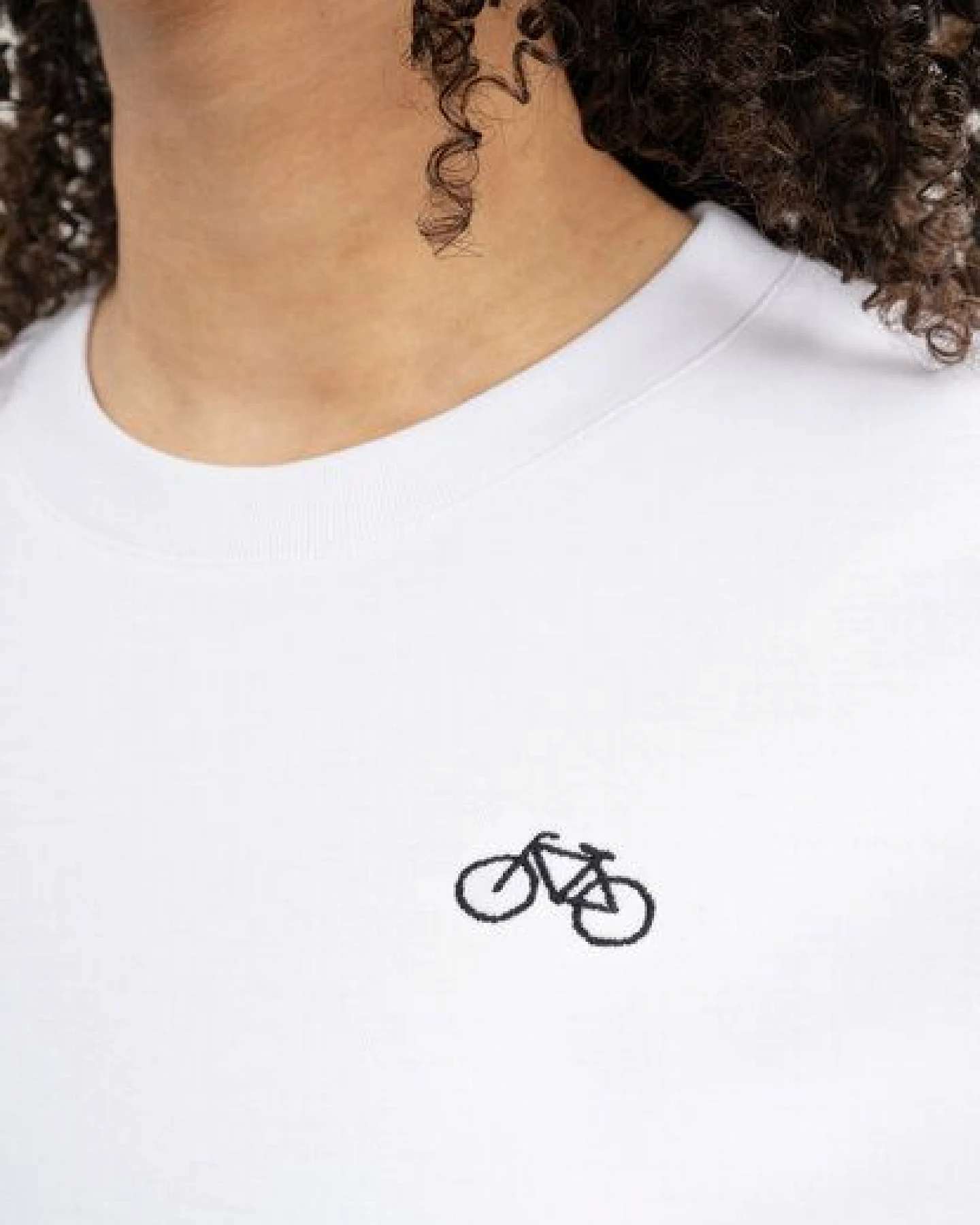 Cropped T-Shirt schwer JOSHNA Stickerei – Ansicht 4