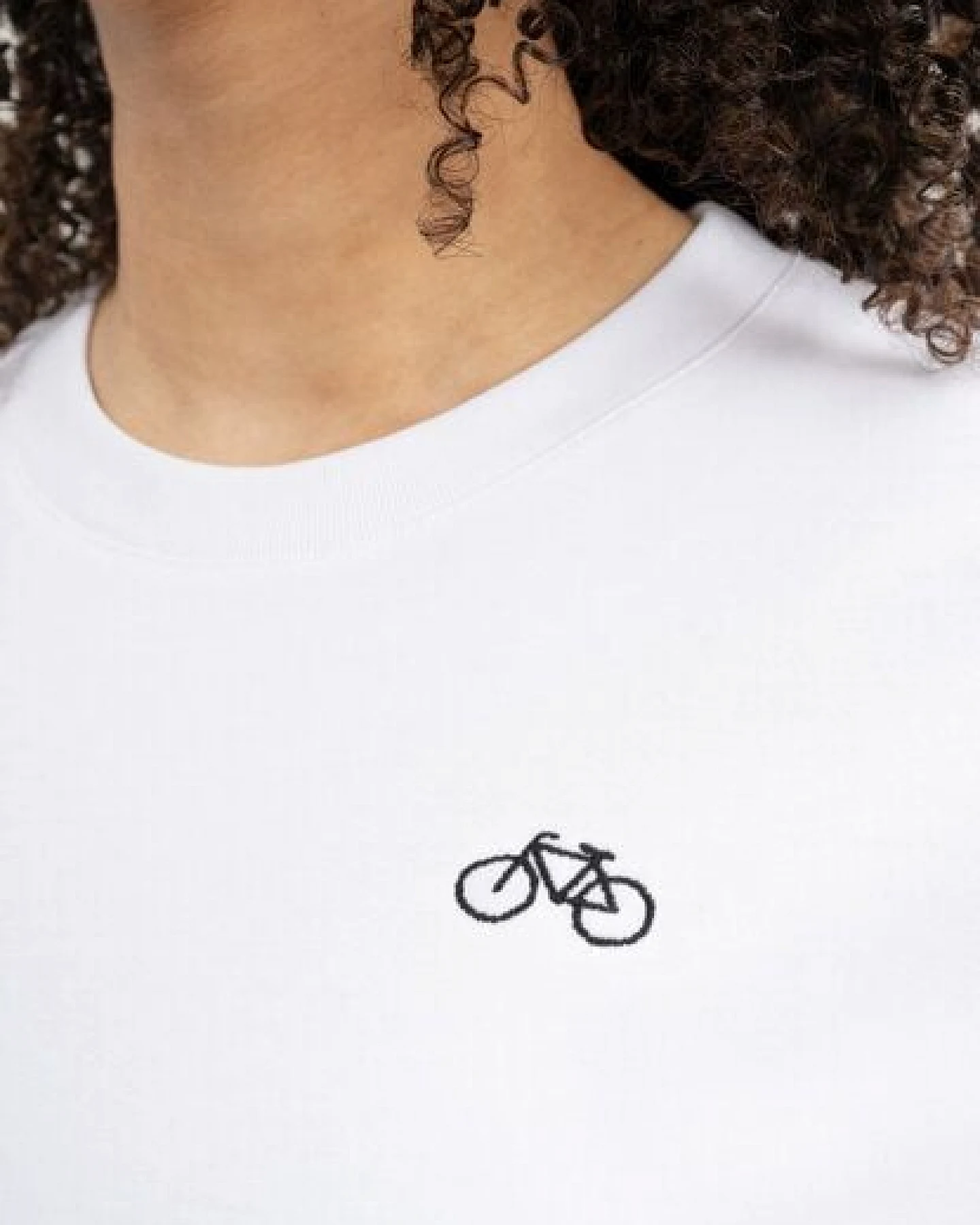 Cropped T-Shirt schwer JOSHNA Stickerei – Ansicht 4
