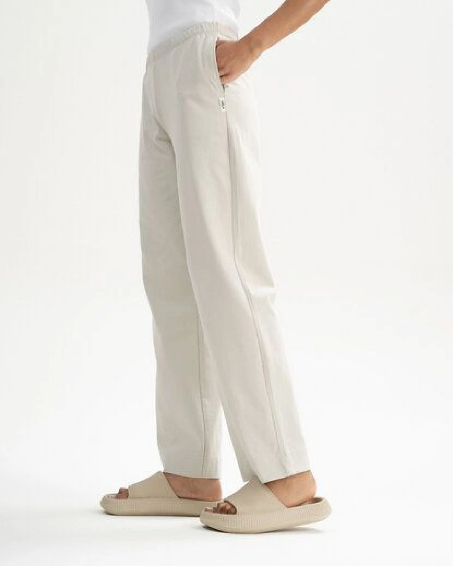 MELA Jersey Lounge Hose Style KIRANI aus 100% Bio-Baumwolle – Ansicht 2
