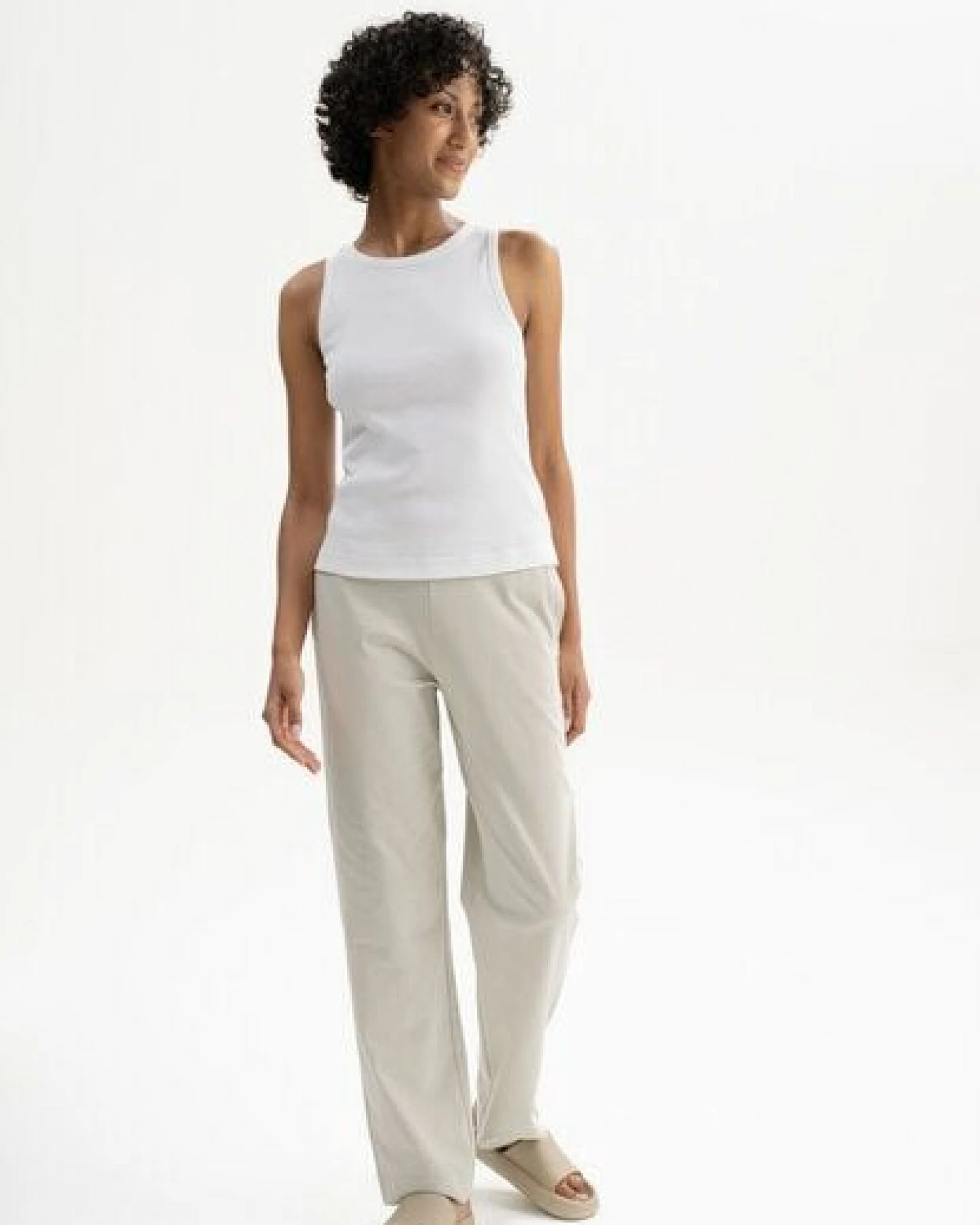 MELA Jersey Lounge Hose Style KIRANI aus 100% Bio-Baumwolle – Ansicht 4