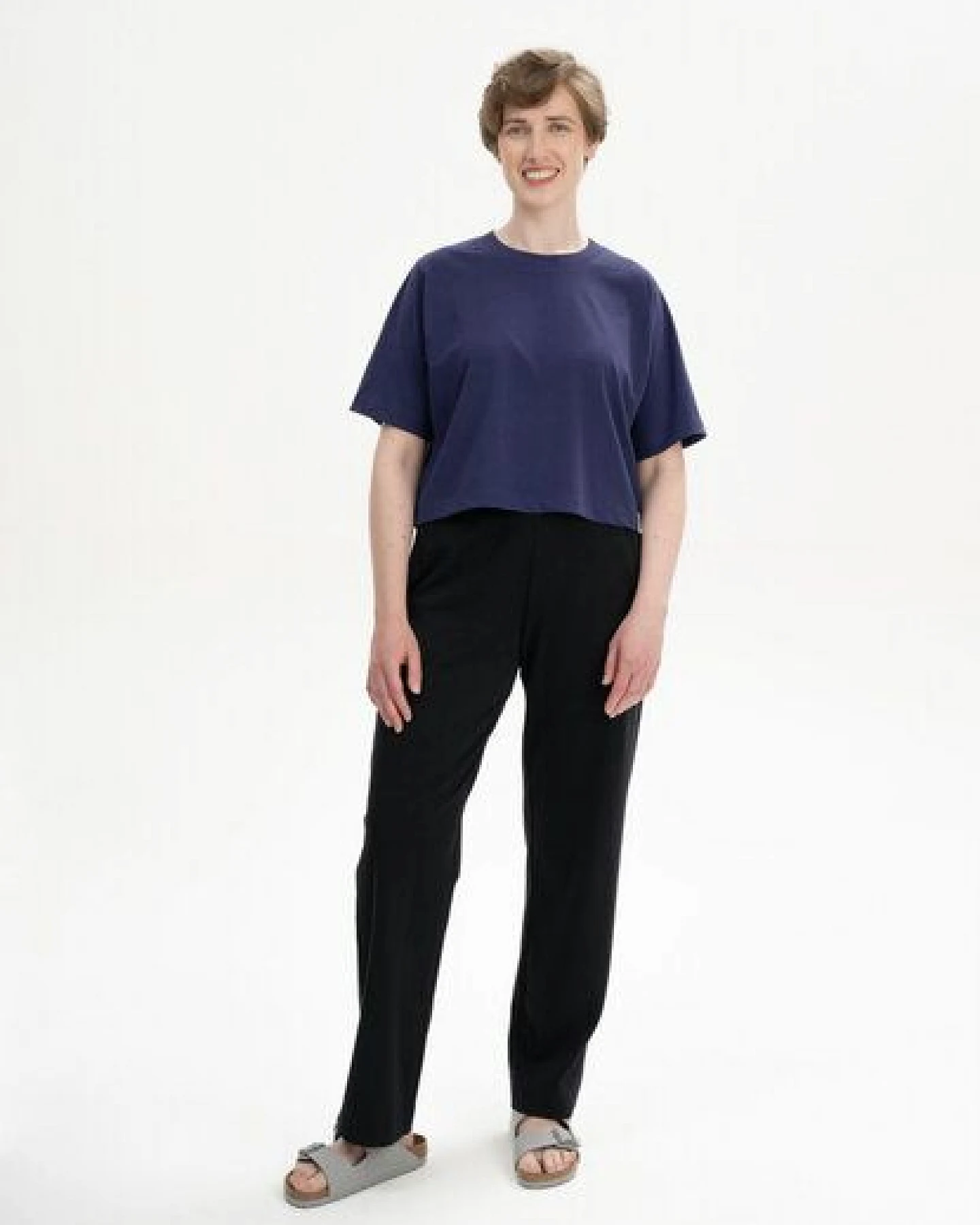 Cropped T-Shirt schwer Style JOSHNA – Ansicht 3