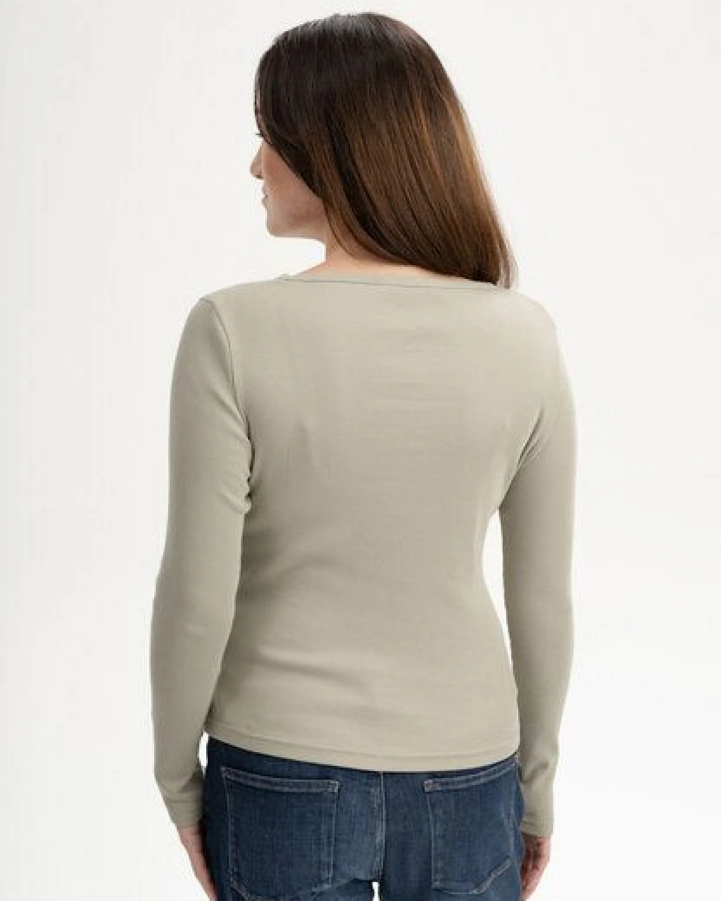 Ripp Langarmshirt Style MEHAR – Ansicht 2
