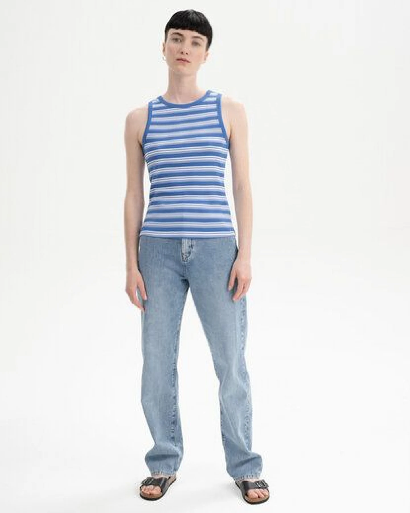 MELA Ripp Tanktop Style DRISNA aus 100% Bio-Baumwolle – Ansicht 3