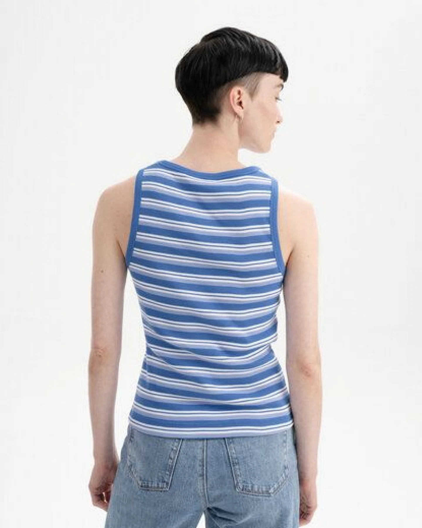 MELA Ripp Tanktop Style DRISNA aus 100% Bio-Baumwolle – Ansicht 2