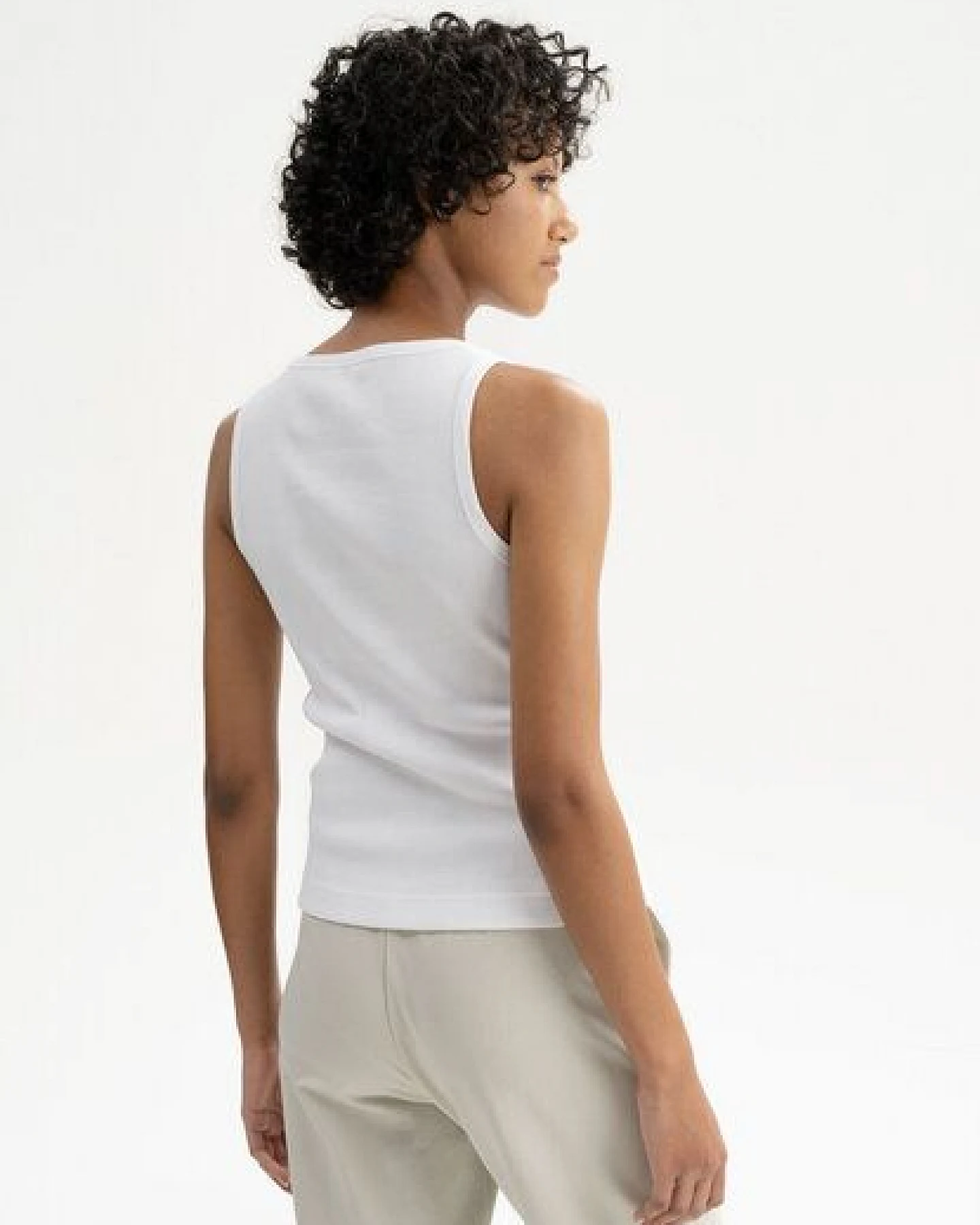 MELA Ripp Tanktop Style DRISNA aus 100% Bio-Baumwolle – Ansicht 2