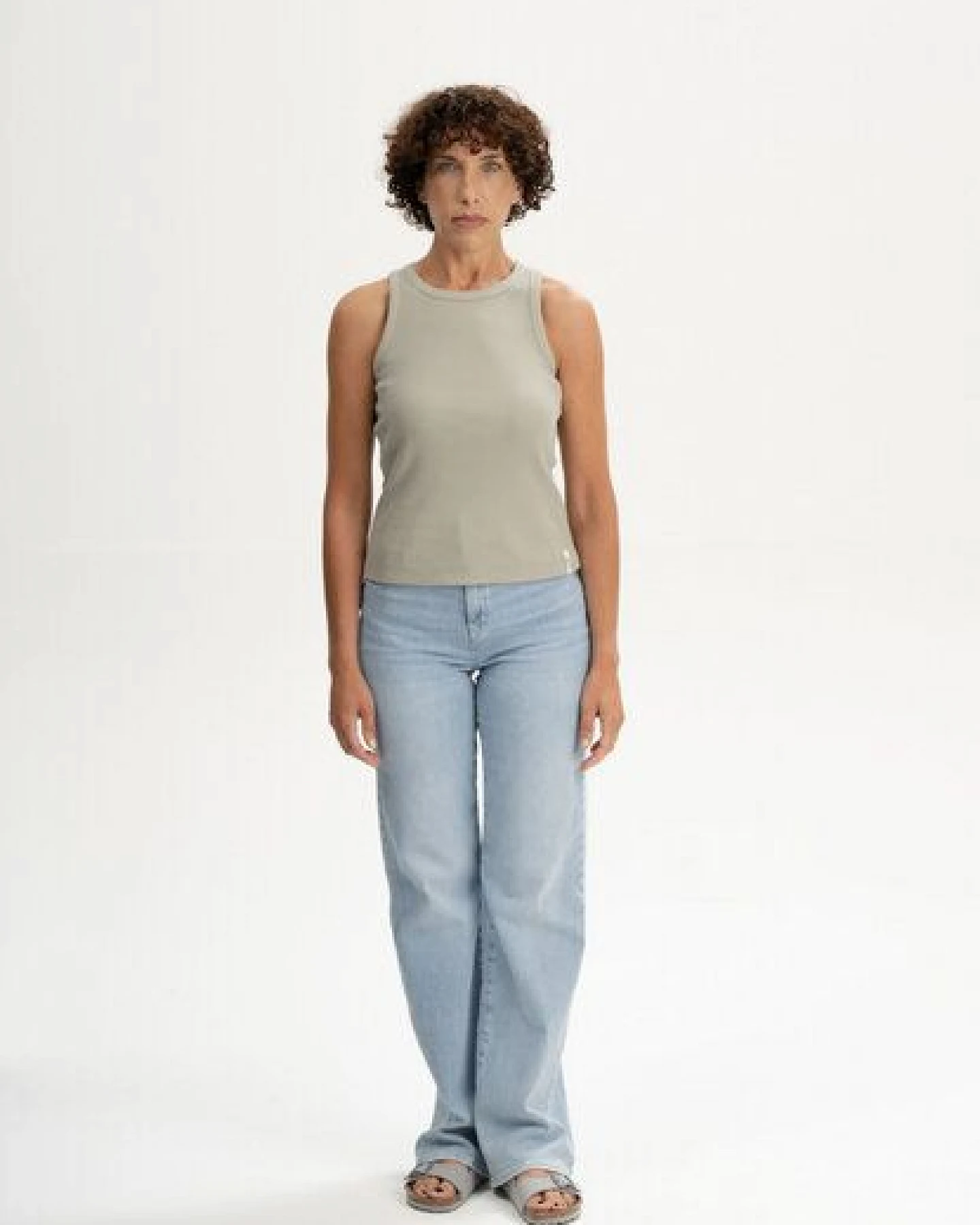 MELA Ripp Tanktop Style DRISNA aus 100% Bio-Baumwolle – Ansicht 3