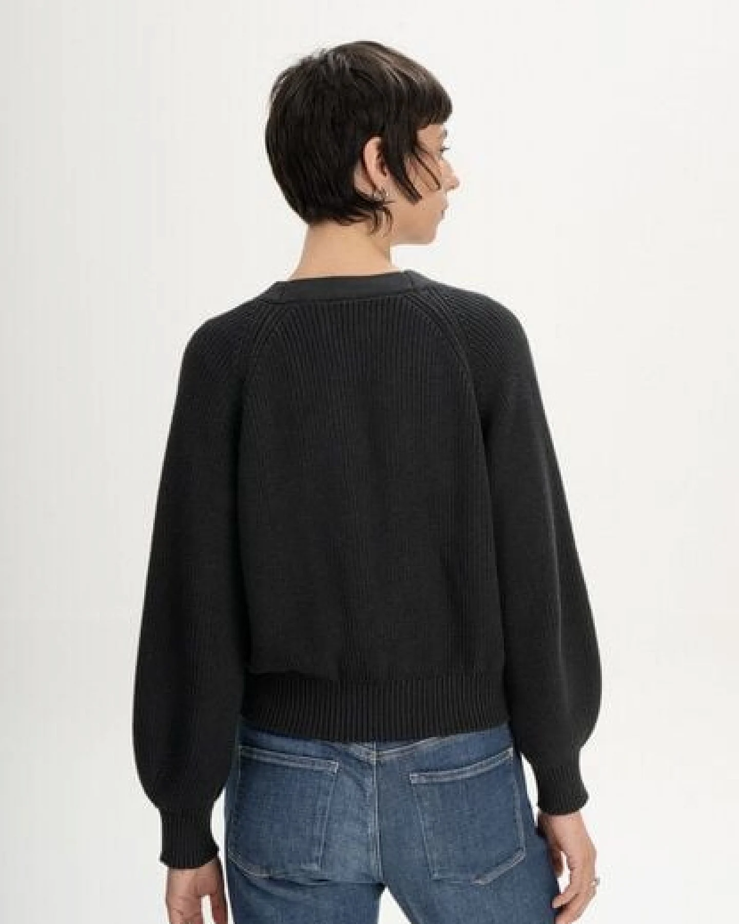 Rippstrick Cardigan Style BHUMA – Ansicht 3