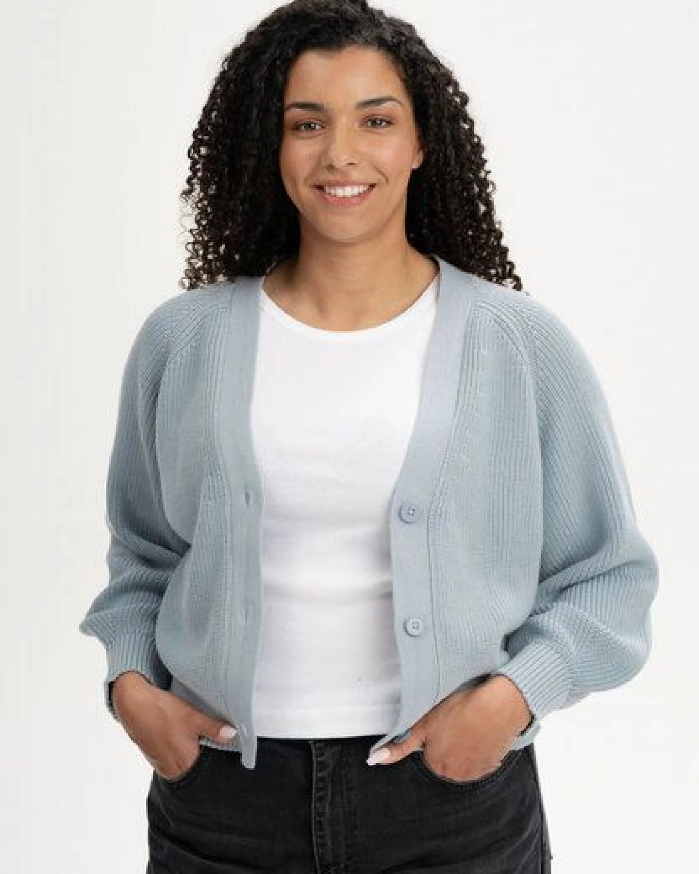 Rippstrick Cardigan Style BHUMA – Ansicht 2