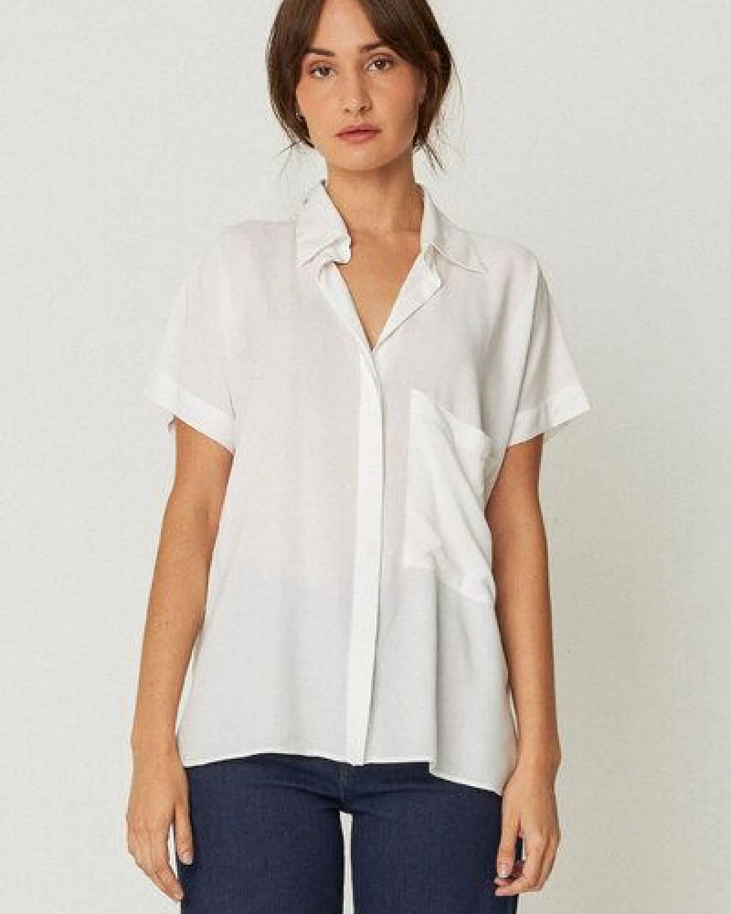 SKFK Bluse Uma - White – Ansicht 2