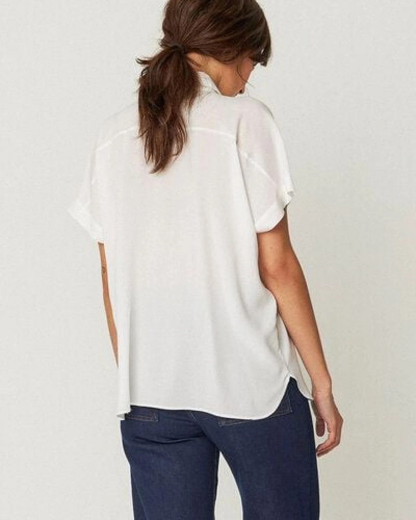 SKFK Bluse Uma - White – Ansicht 4