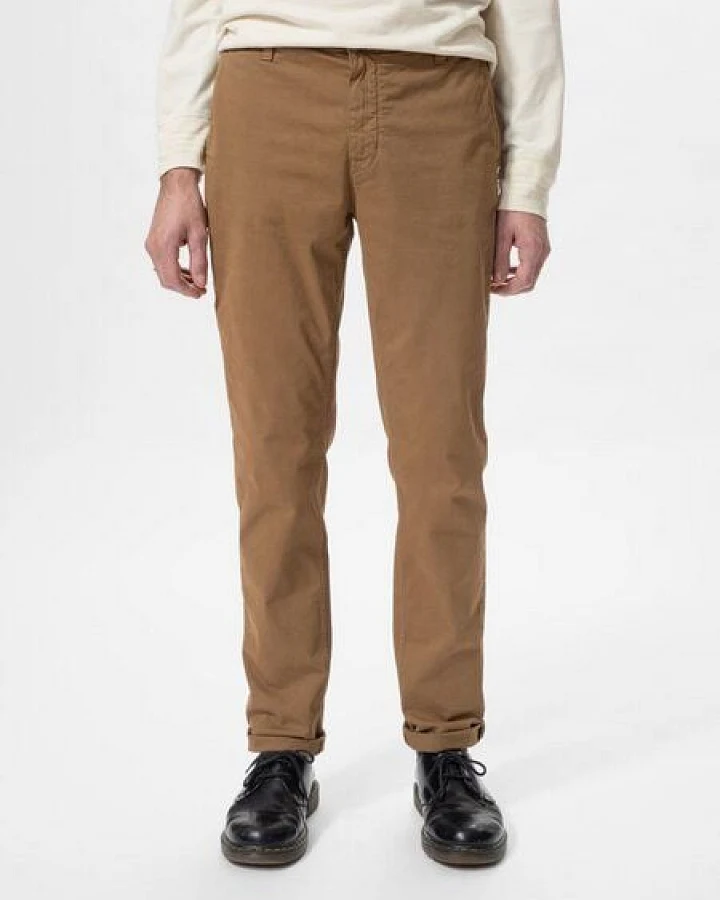 Nudie Jeans Easy Alvin Chino Hose - Tobacco