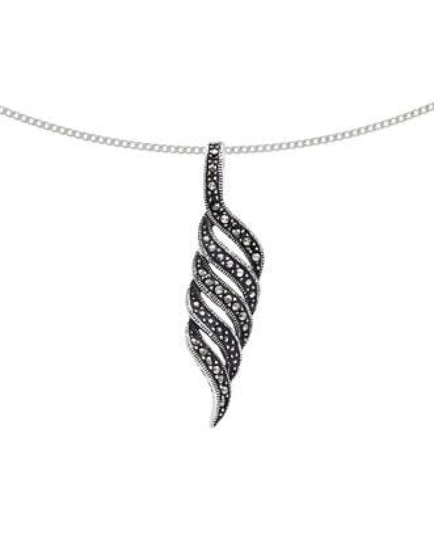 pakilia Kettenanhänger "Tornillo" inkl. Silberkette 45 cm – Ansicht 3