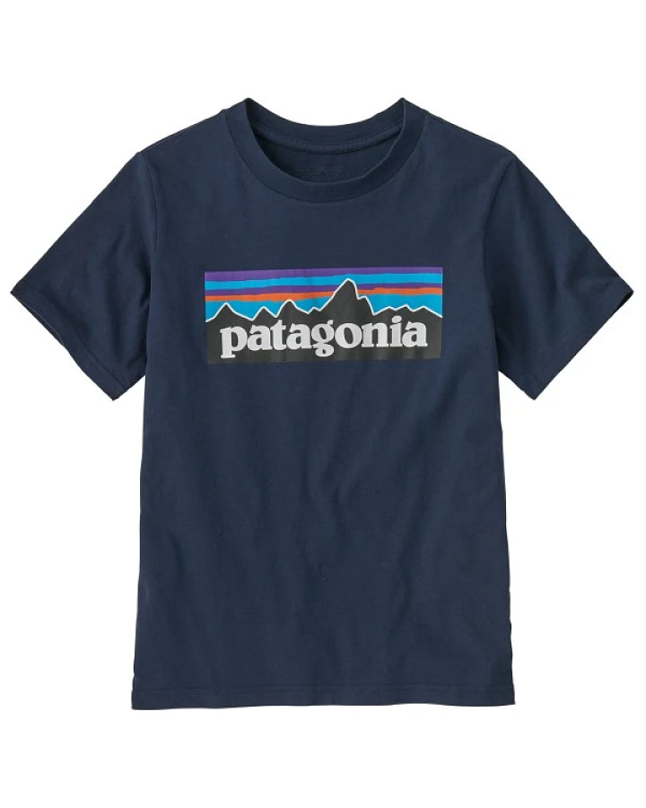 Patagonia - Kid's P-6 Logo - T-Shirt Gr L blau