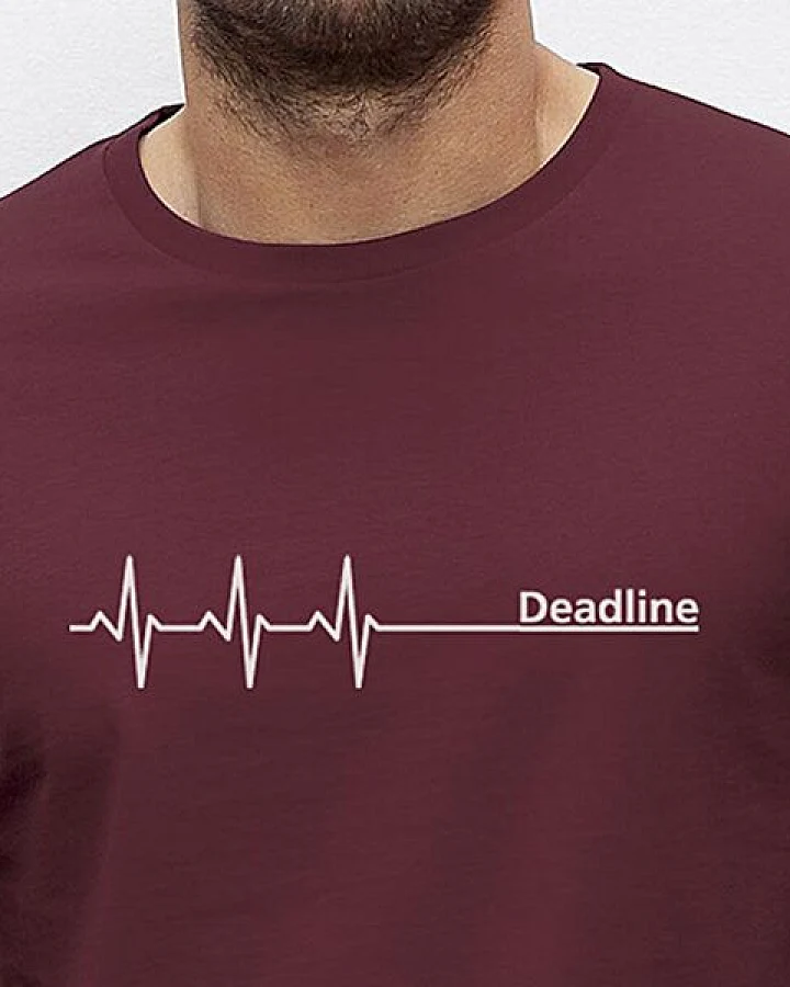 Picopoc Deadline Langarm T-Shirt / Burgundy braun