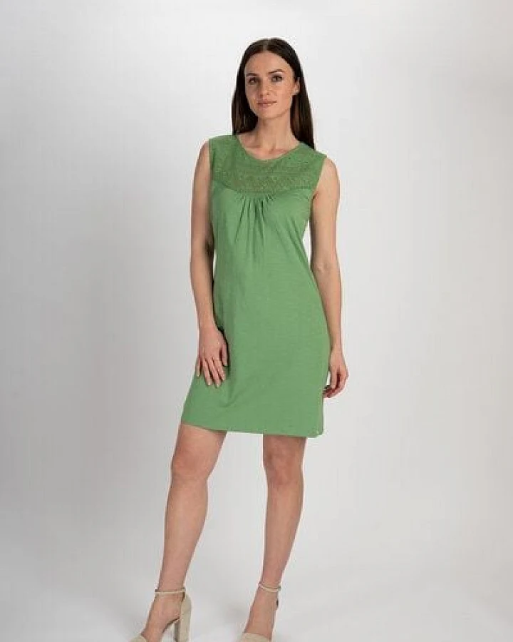 TRANQUILLO Kurzes Kleid mit Spitzendetails (S25X46)