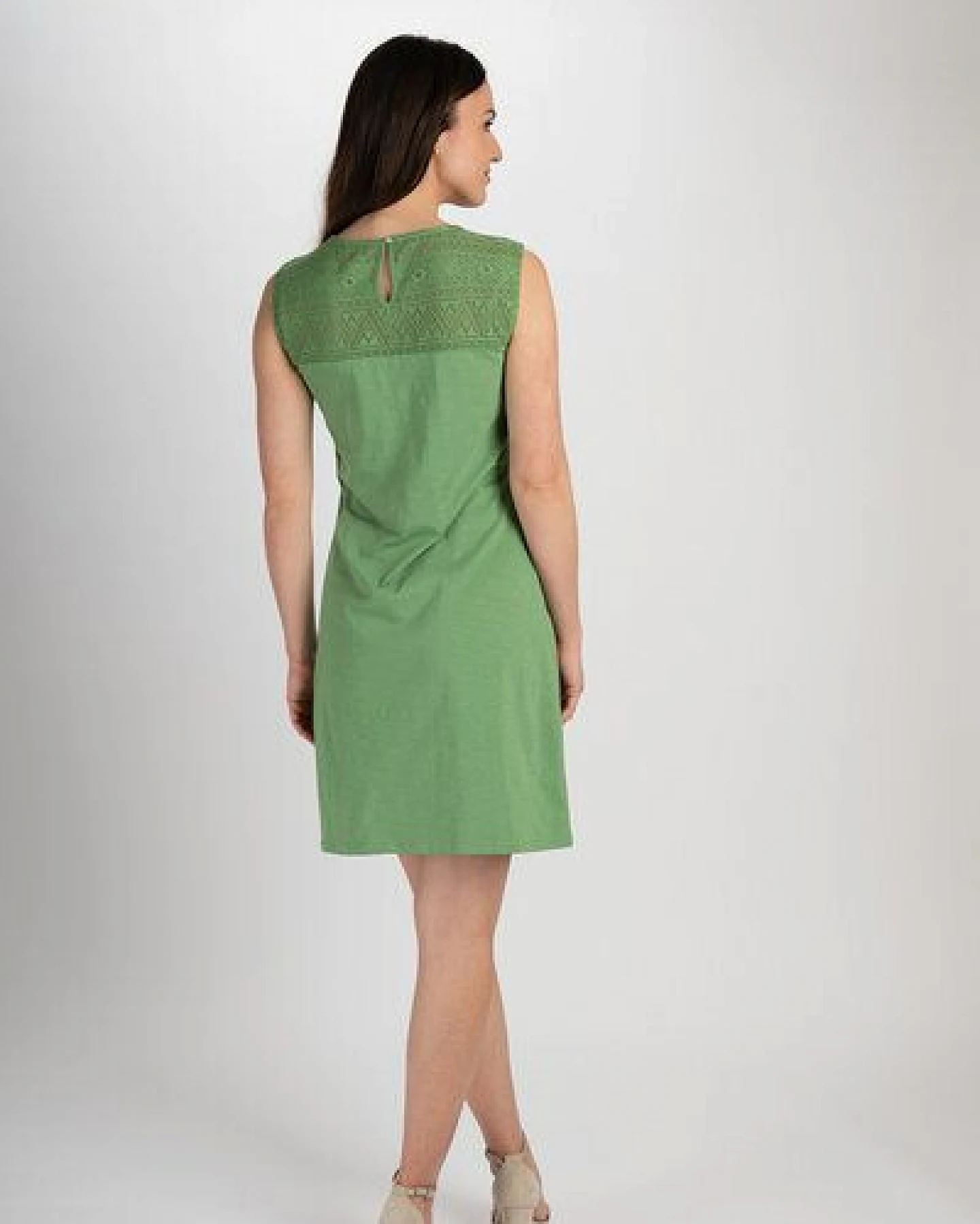 TRANQUILLO Kurzes Kleid mit Spitzendetails (S25X46) – Ansicht 2