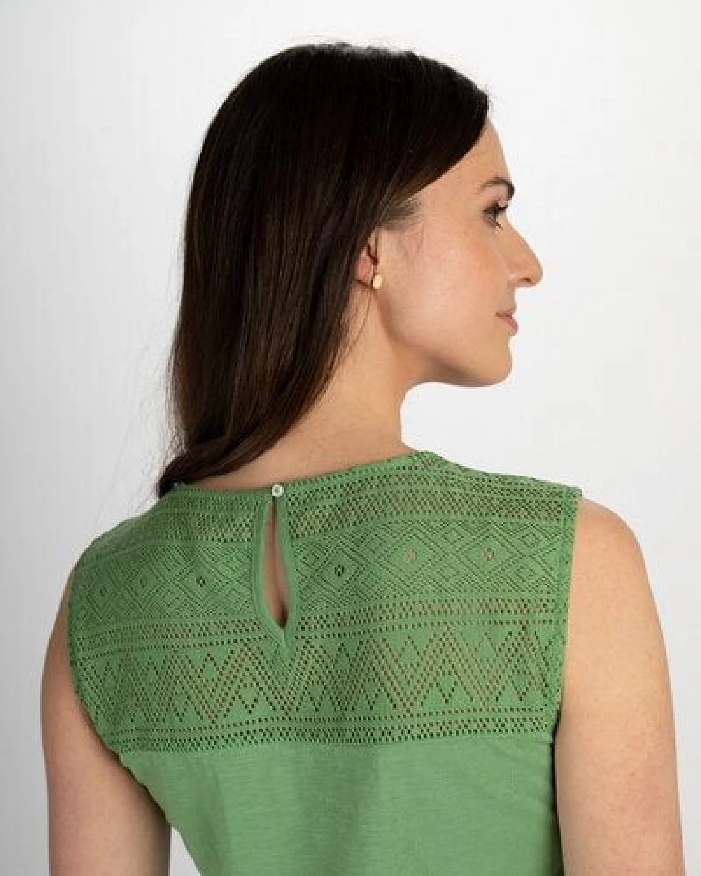 TRANQUILLO Kurzes Kleid mit Spitzendetails (S25X46) – Ansicht 3