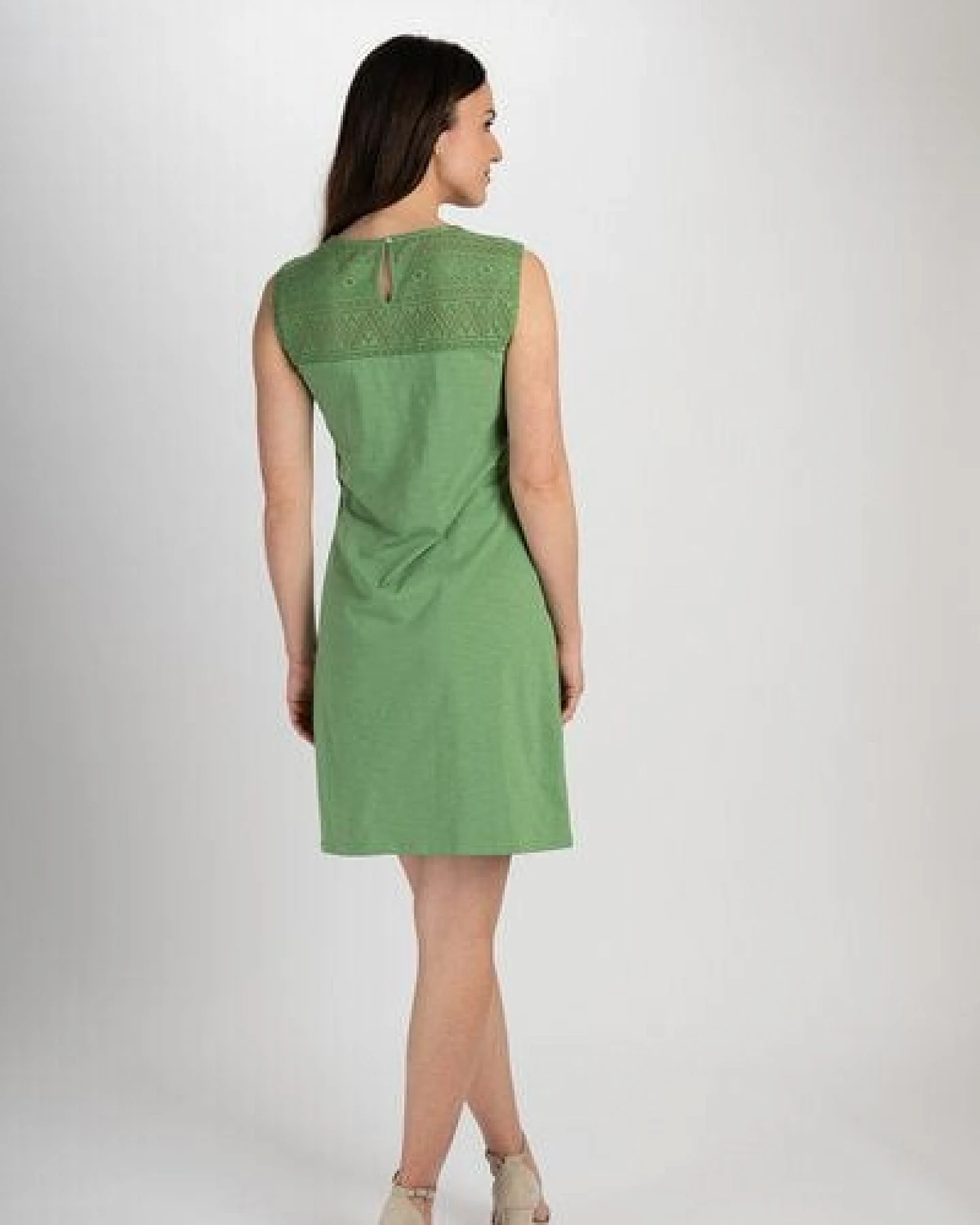 TRANQUILLO Kurzes Kleid mit Spitzendetails (S25X46) – Ansicht 2