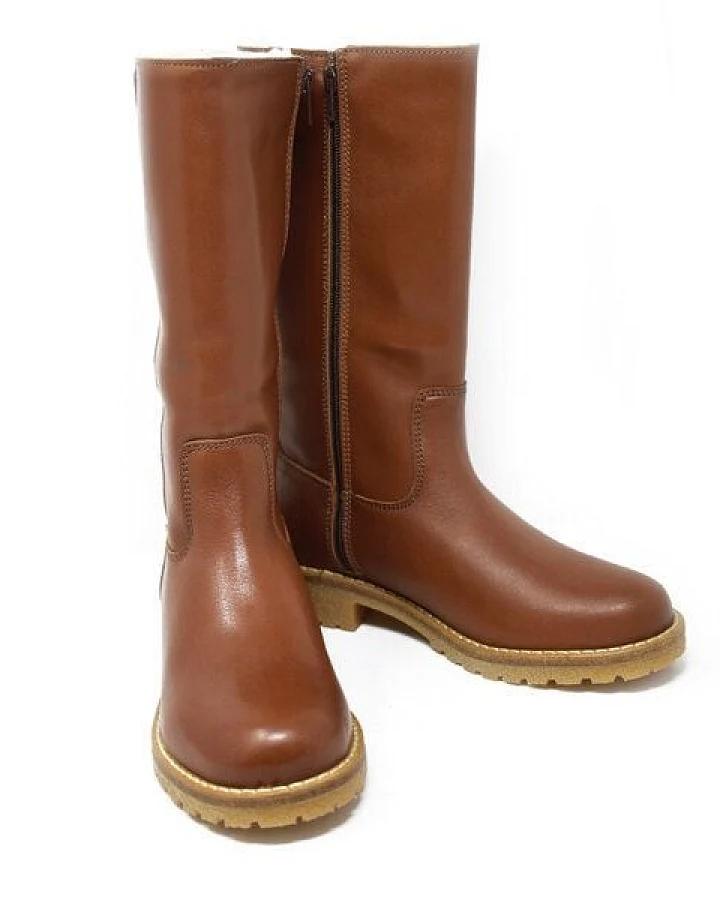 Grünbein Stiefel Iben Slim Fit Warmfutter braun